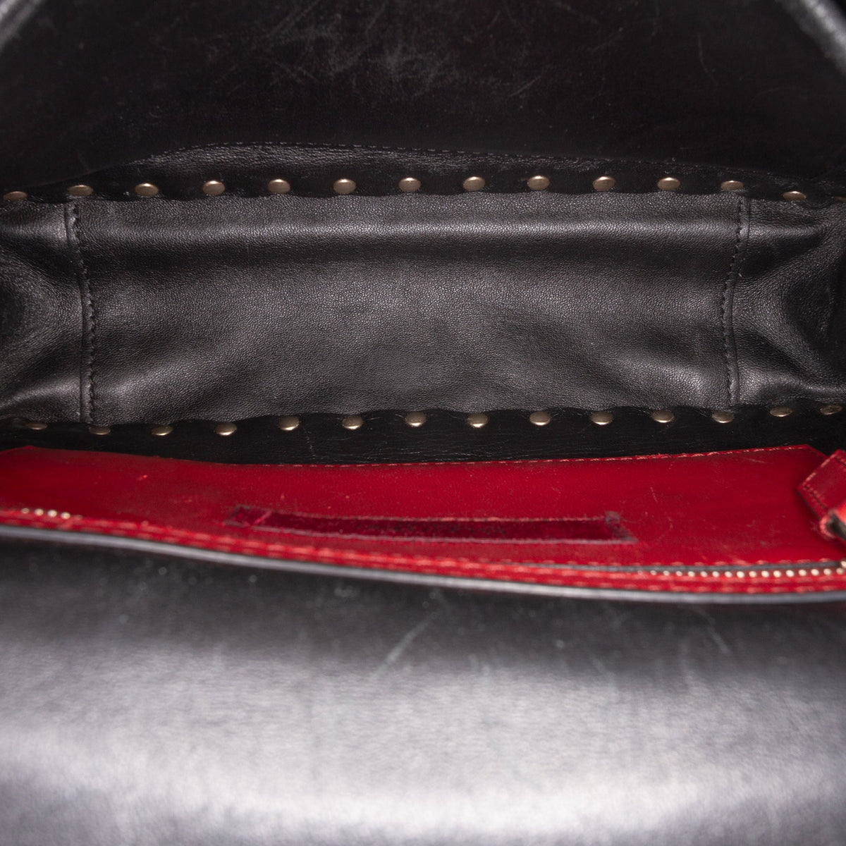 Valentino Medium Lambskin VLTN Rockstud Spike Satchel