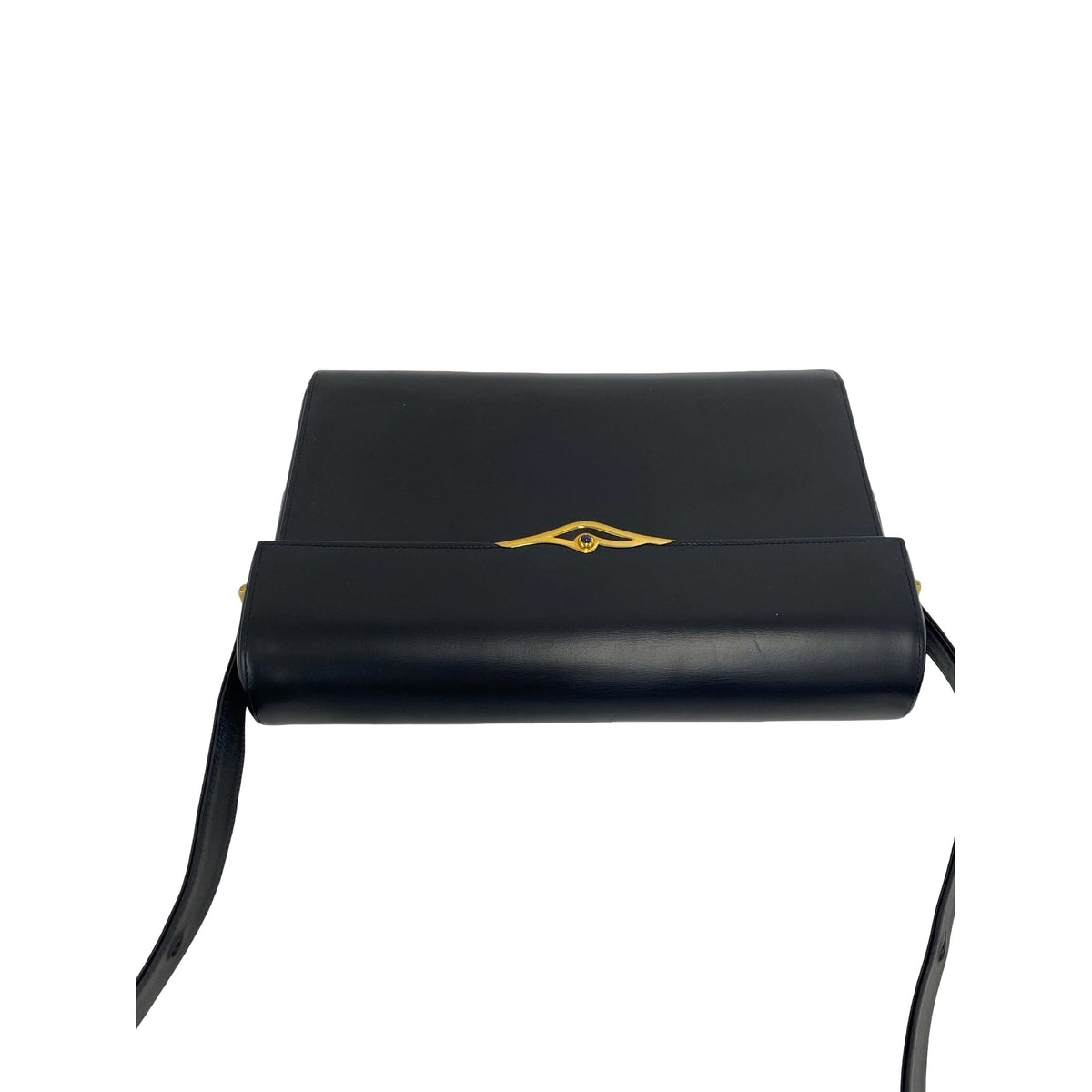 Cartier Leather Sapphire Line Crossbody — Black