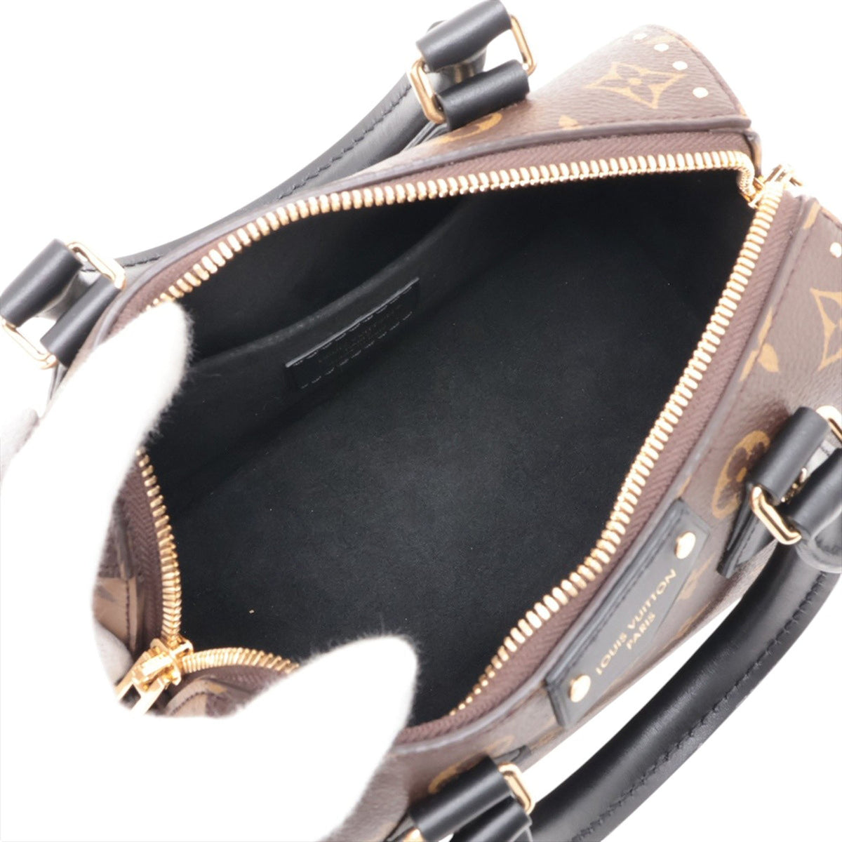 Louis Vuitton Monogram Reverse Speedy Trunk 20 — Brown
