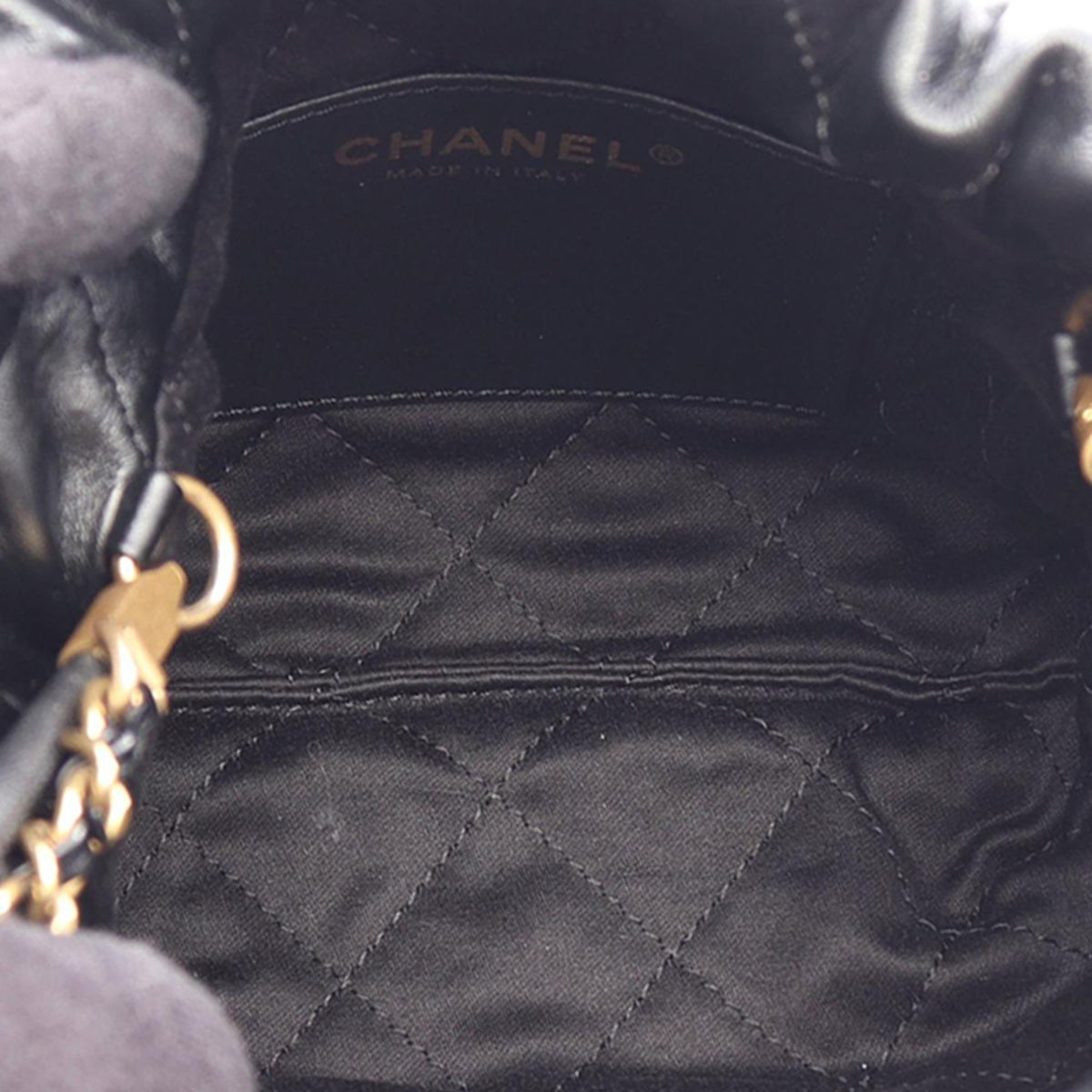 Chanel Mini Shiny Calfskin 22 Handbag