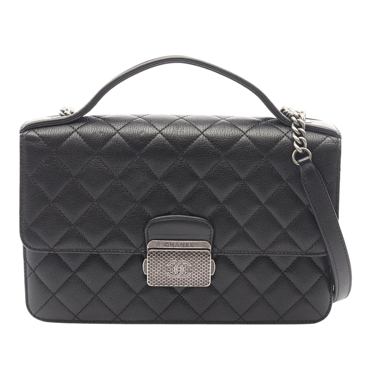 Chanel Quilted Calfskin CC University Flap