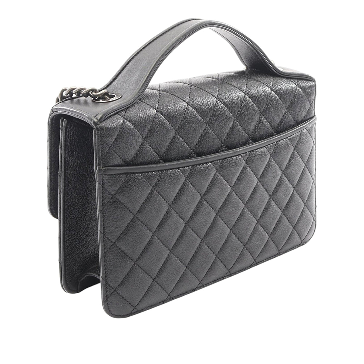 Chanel Quilted Calfskin CC University Flap