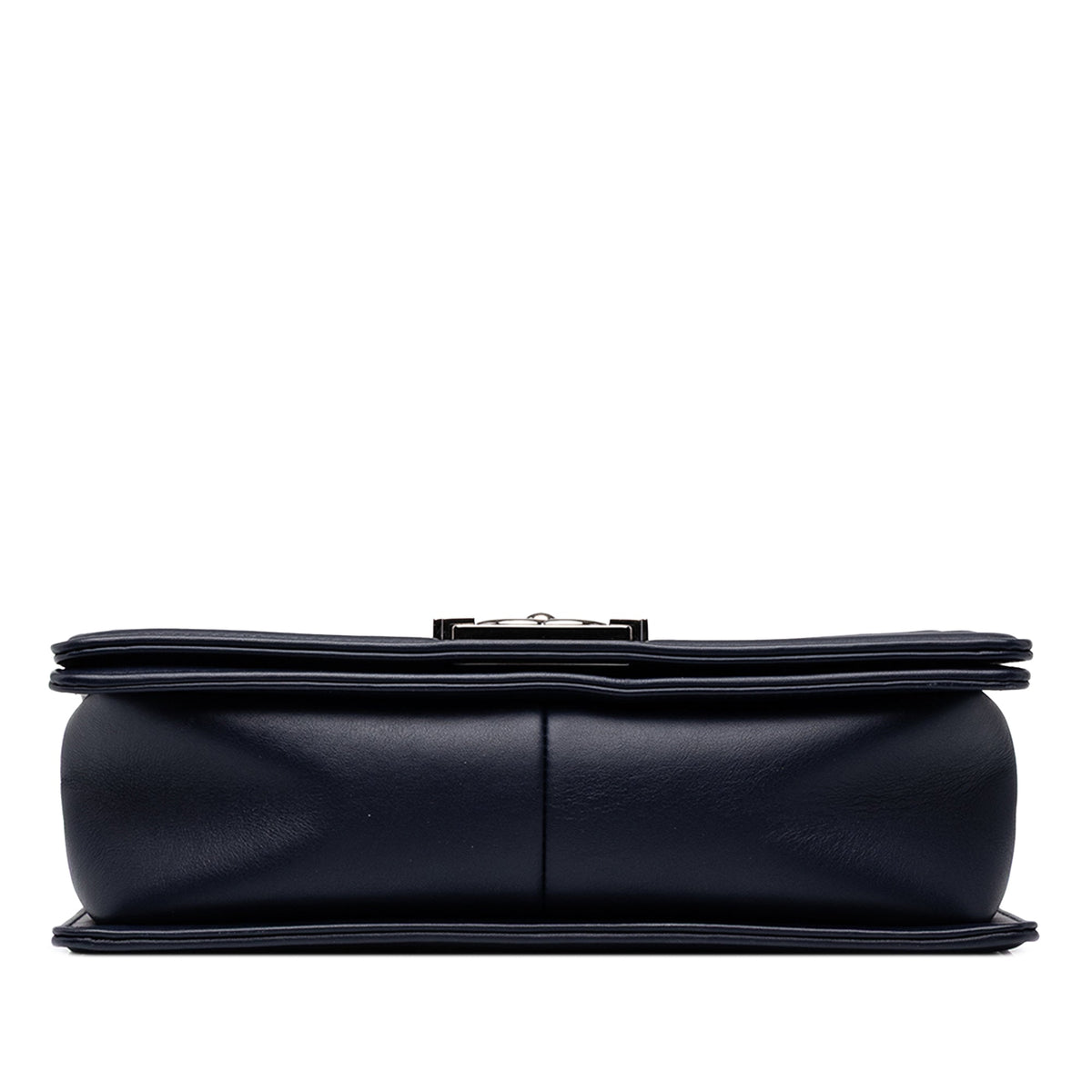 Chanel Old Medium Quilted Lambskin Boy Flap — Blue