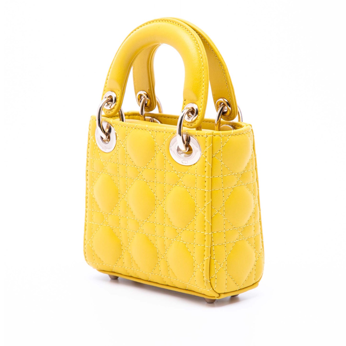 Dior Micro Lambskin Cannage Lady Dior