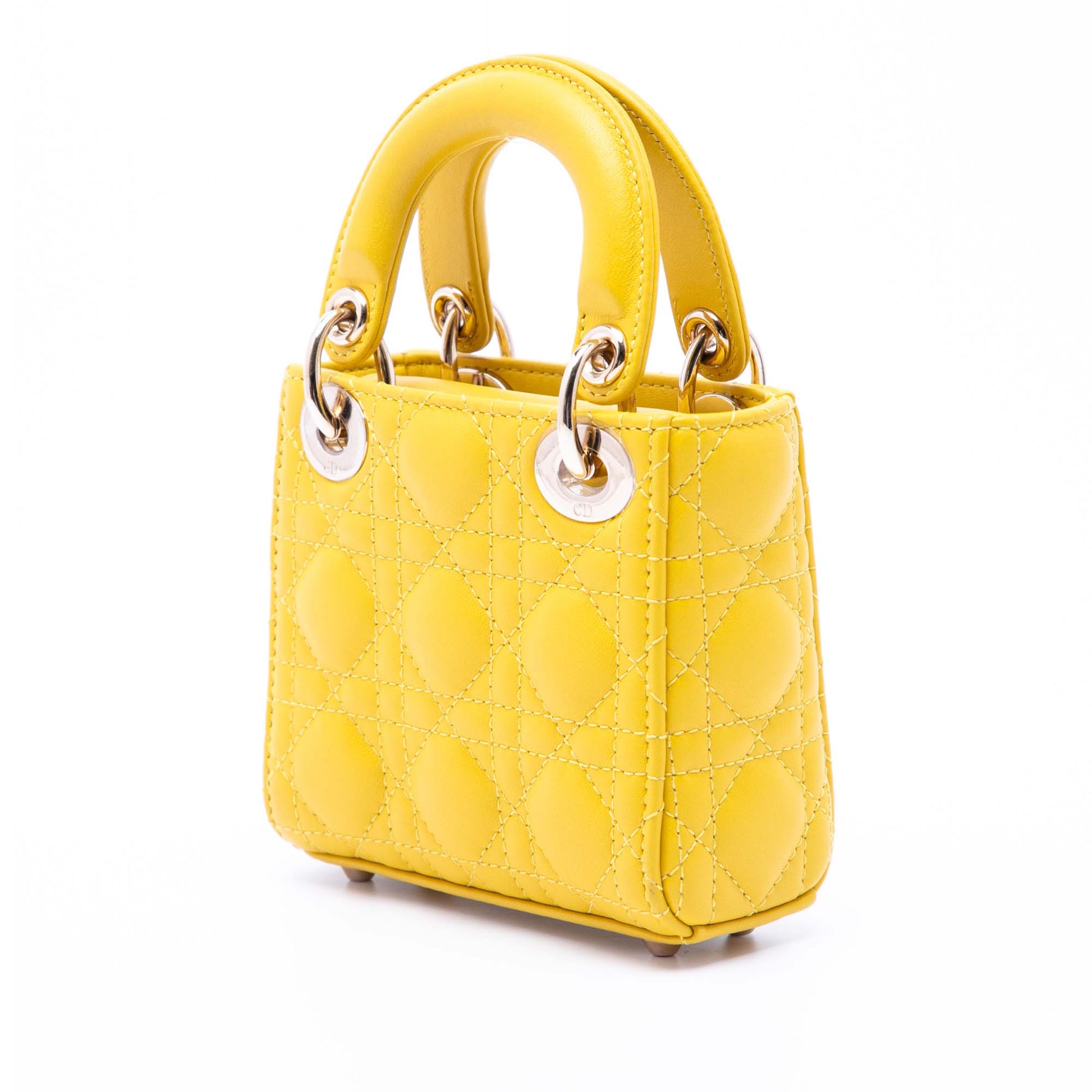 Dior Micro Lambskin Cannage Lady Dior