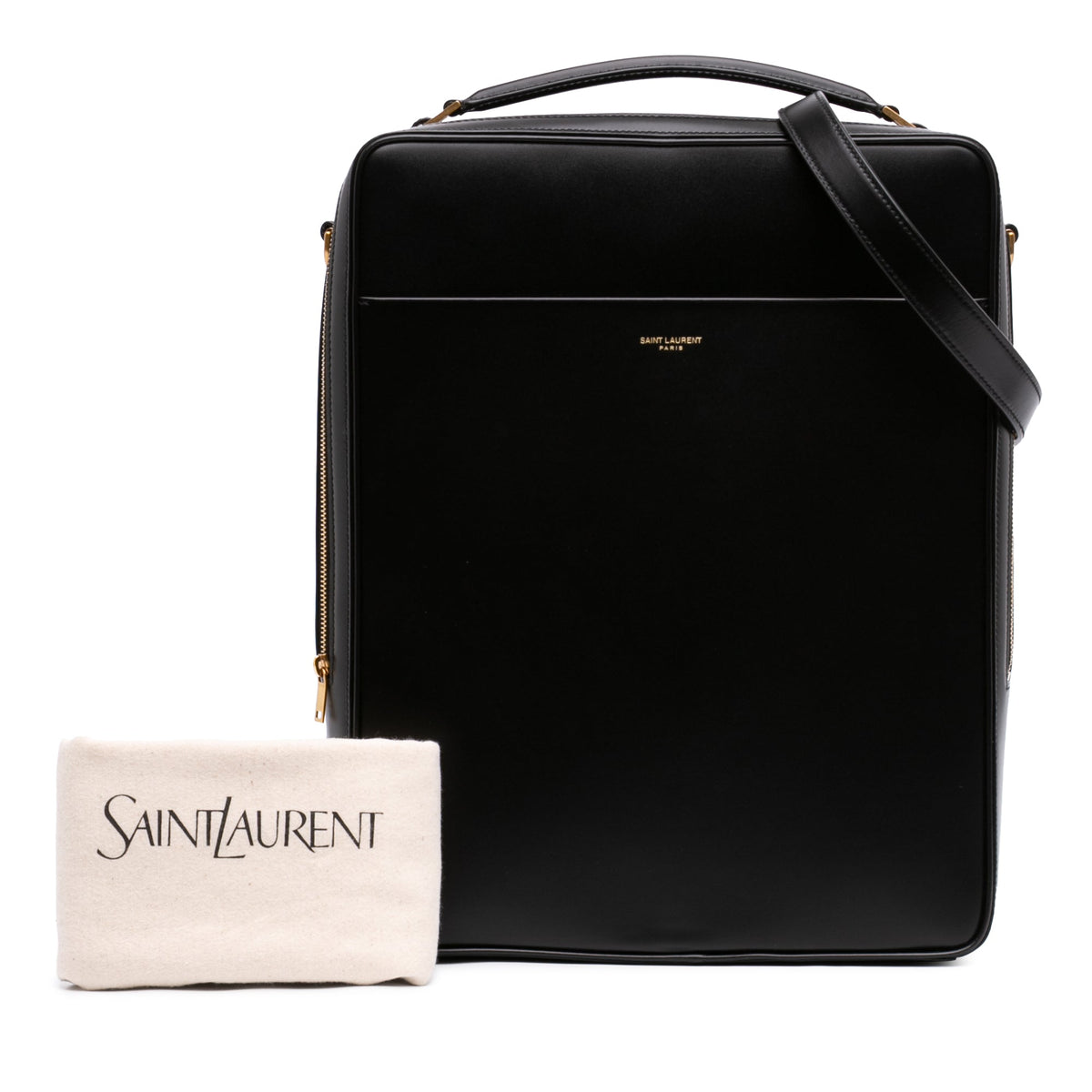 Saint Laurent Large Smooth Calfskin Case Bag