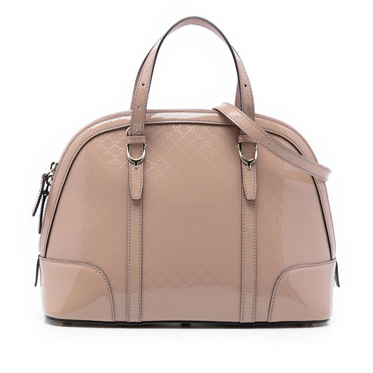 Gucci Small Microguccissima Patent Nice Satchel