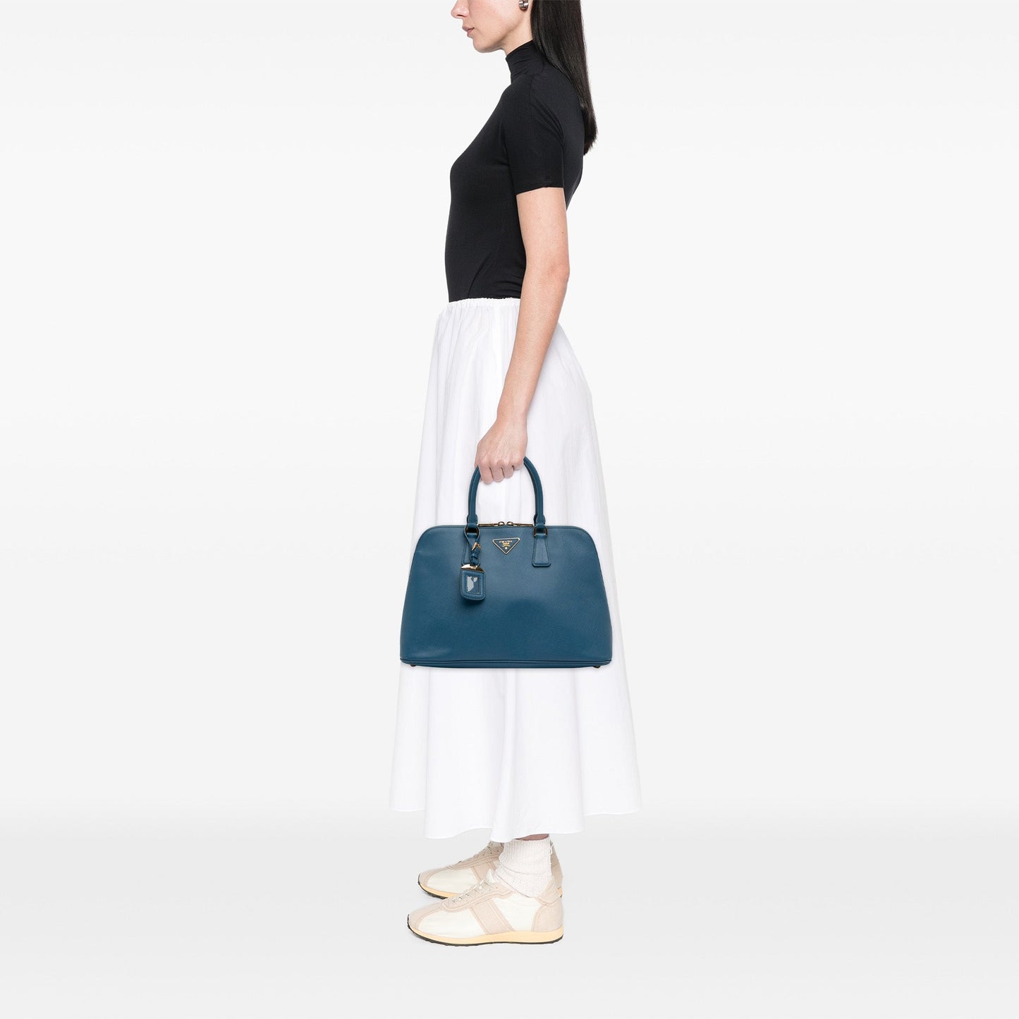 Prada Large Saffiano Lux Promenade Satchel