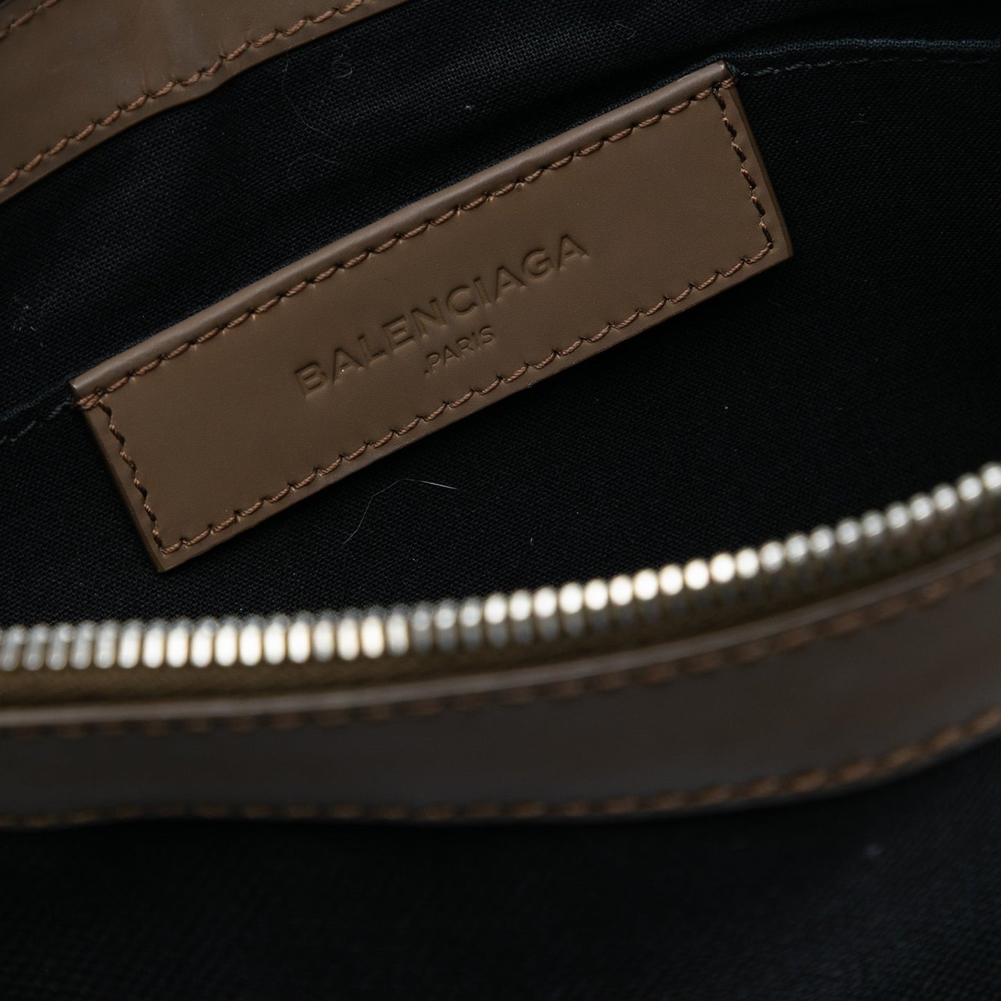 Balenciaga Canvas Navy Clip M Clutch