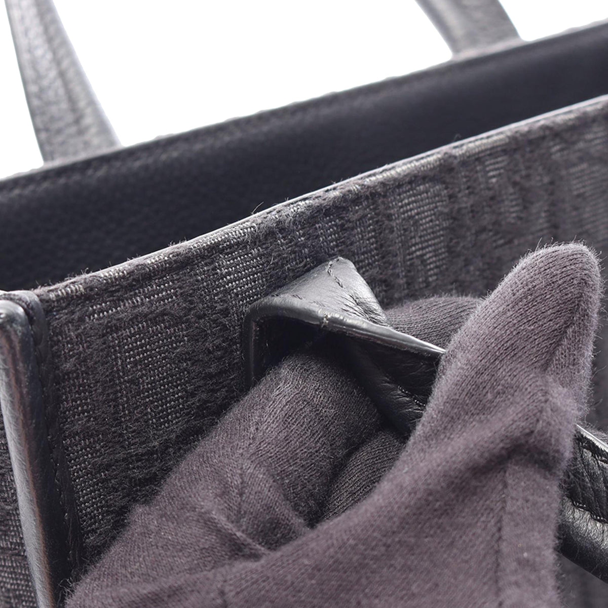 Dior Mini Oblique Canvas Safari North-South Tote