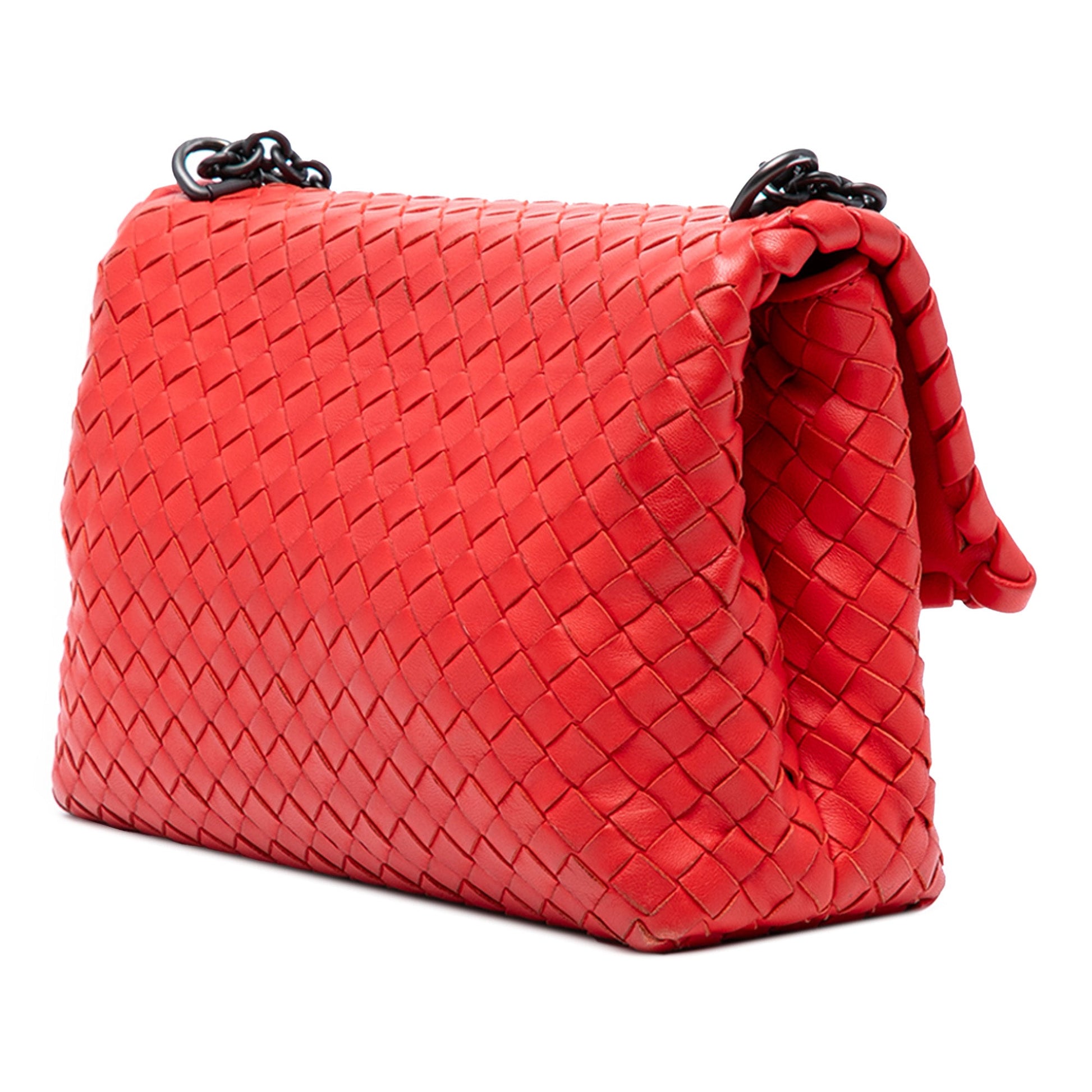 Bottega Veneta Small Nappa Intrecciato Olimpia Shoulder Bag