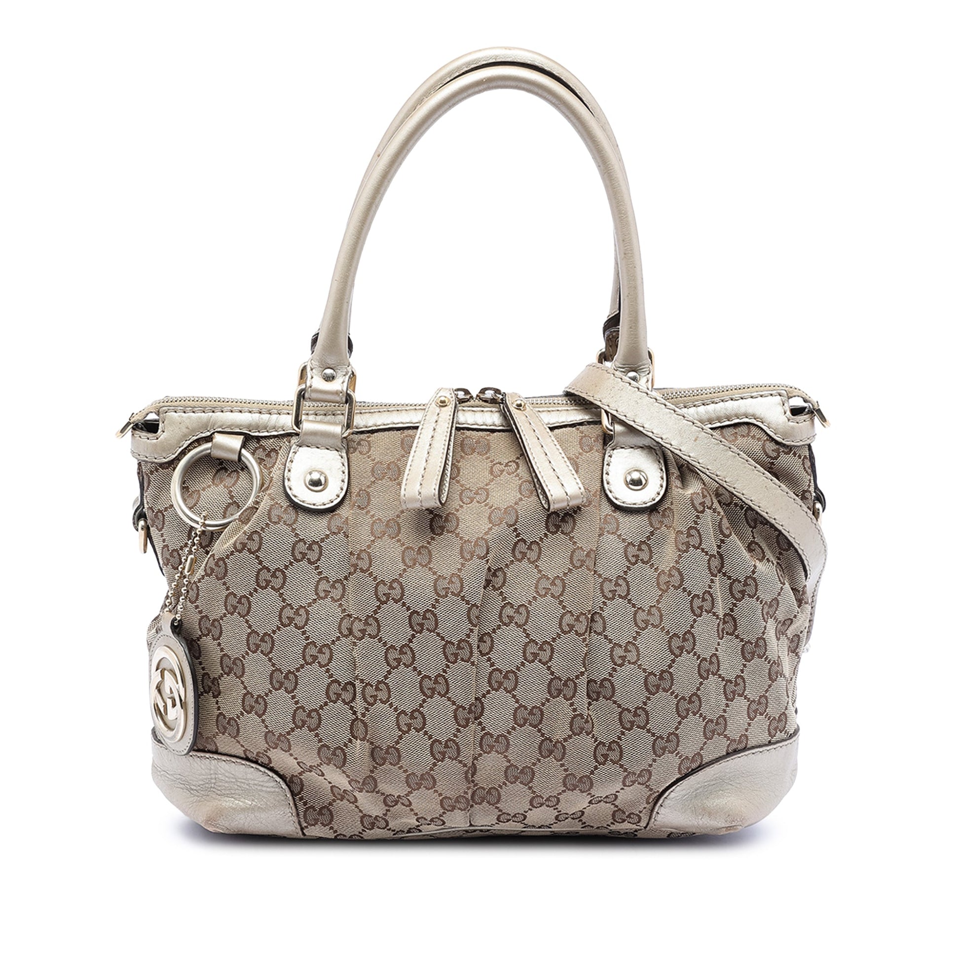 Gucci GG Canvas Sukey Satchel