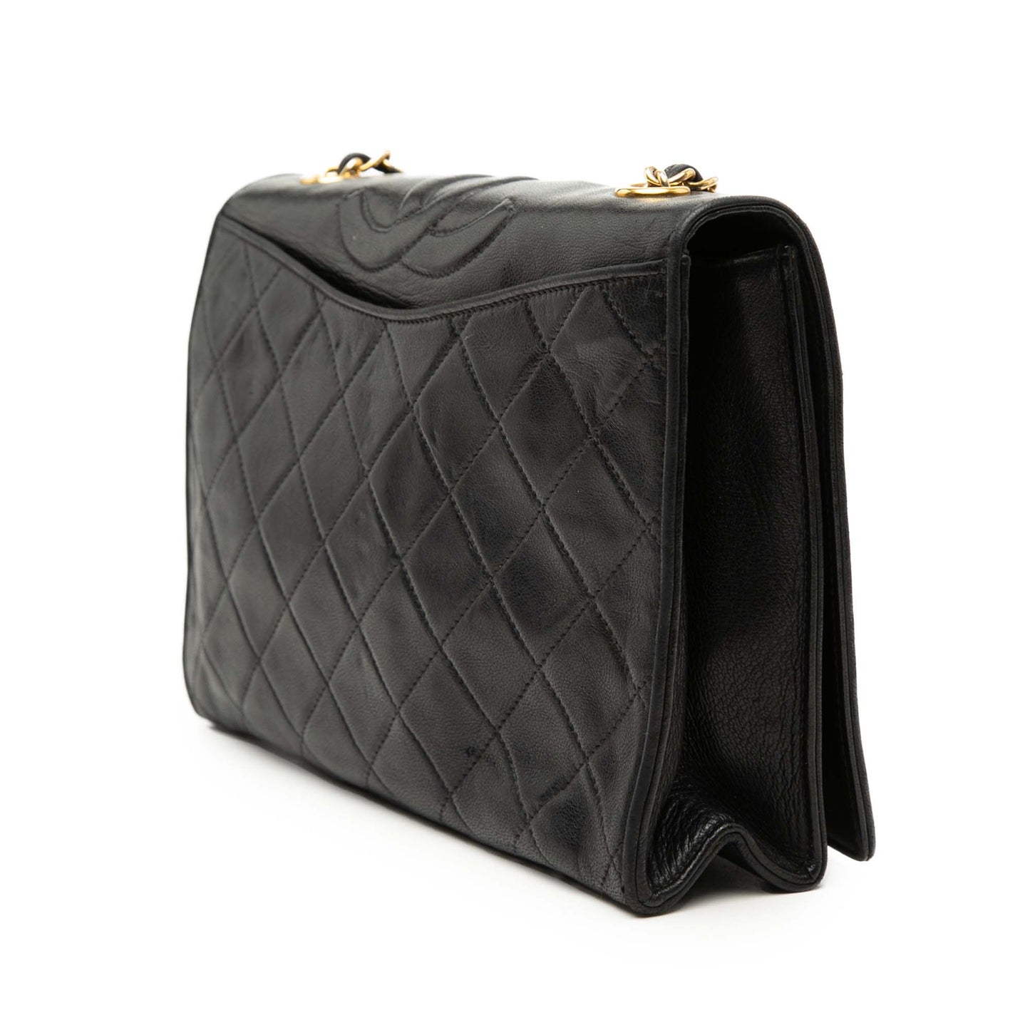Chanel CC Quilted Lambskin Full Flap
