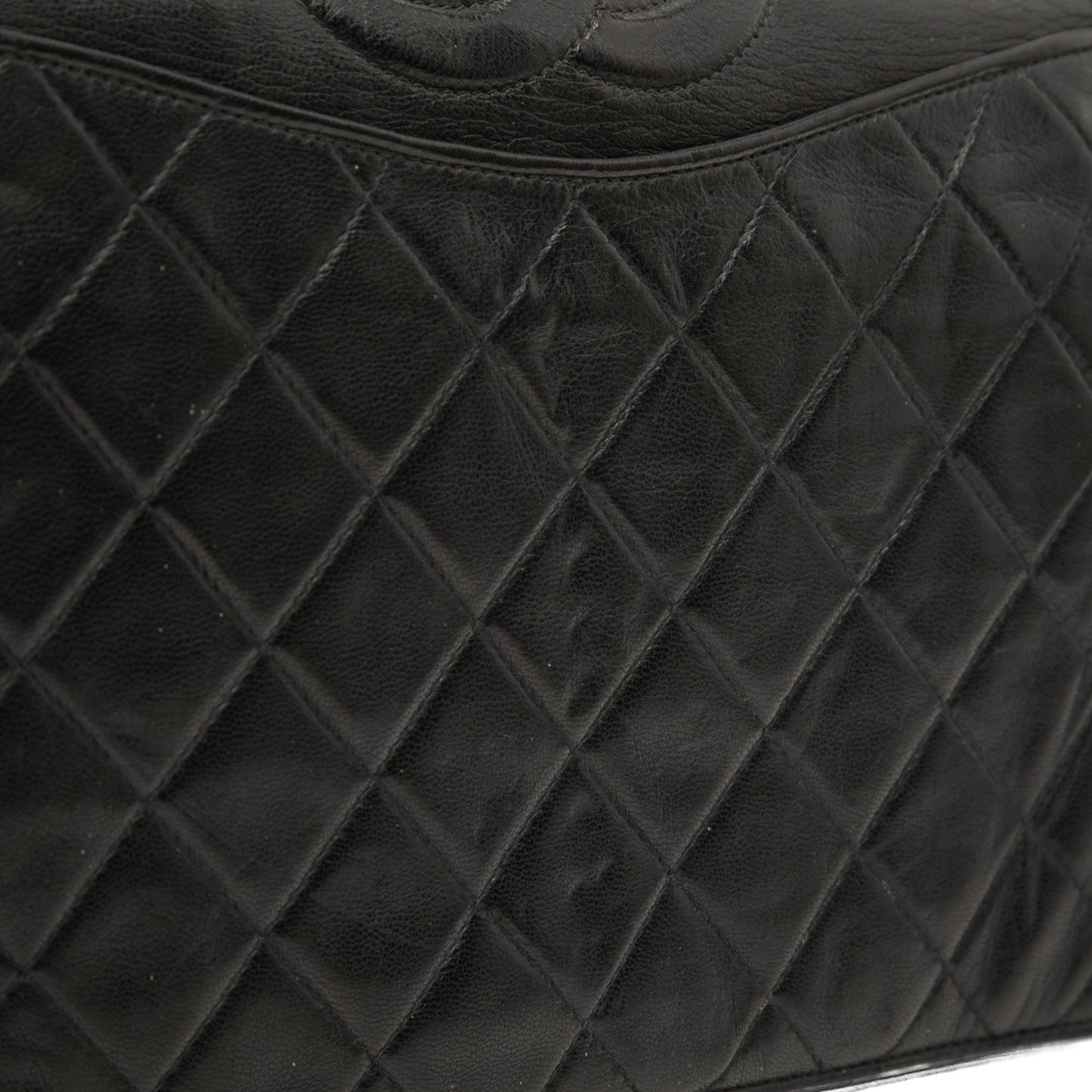 Chanel CC Quilted Lambskin Full Flap