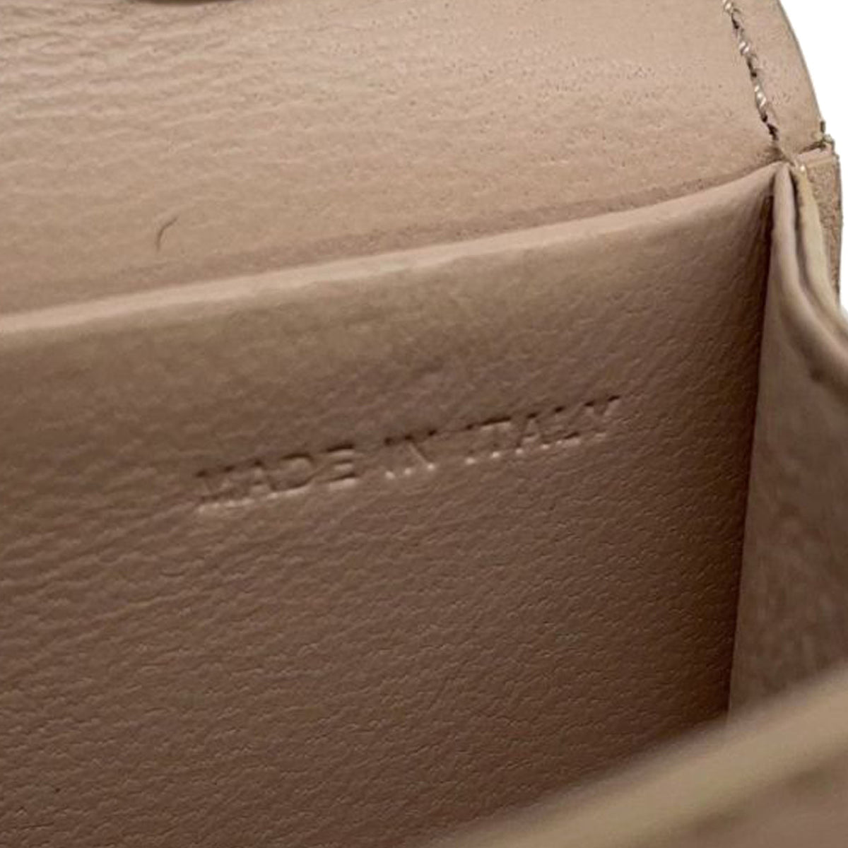 Valentino Leather VLogo Card Case on Chain — Pink
