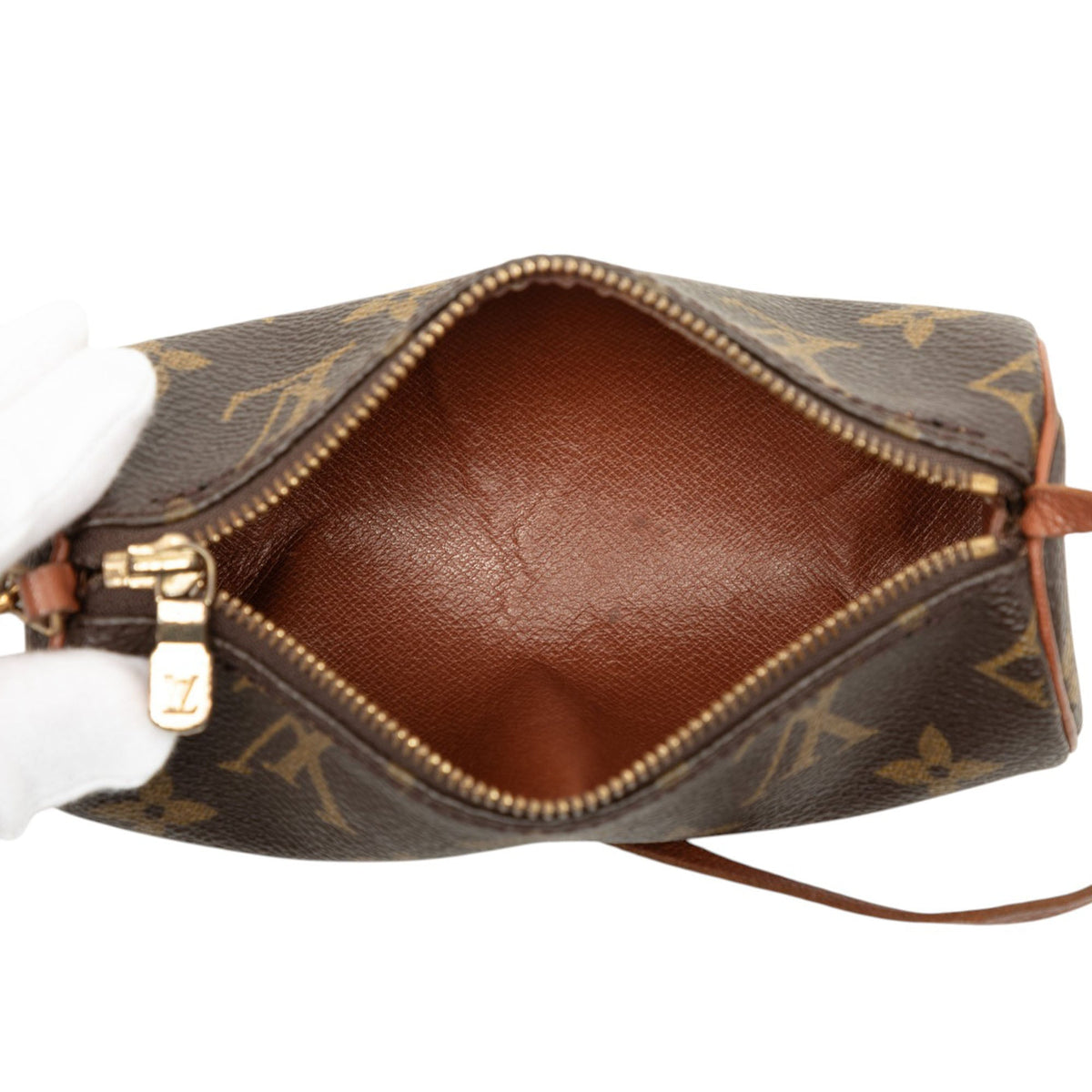 Louis Vuitton Monogram Papillon Pochette — Brown