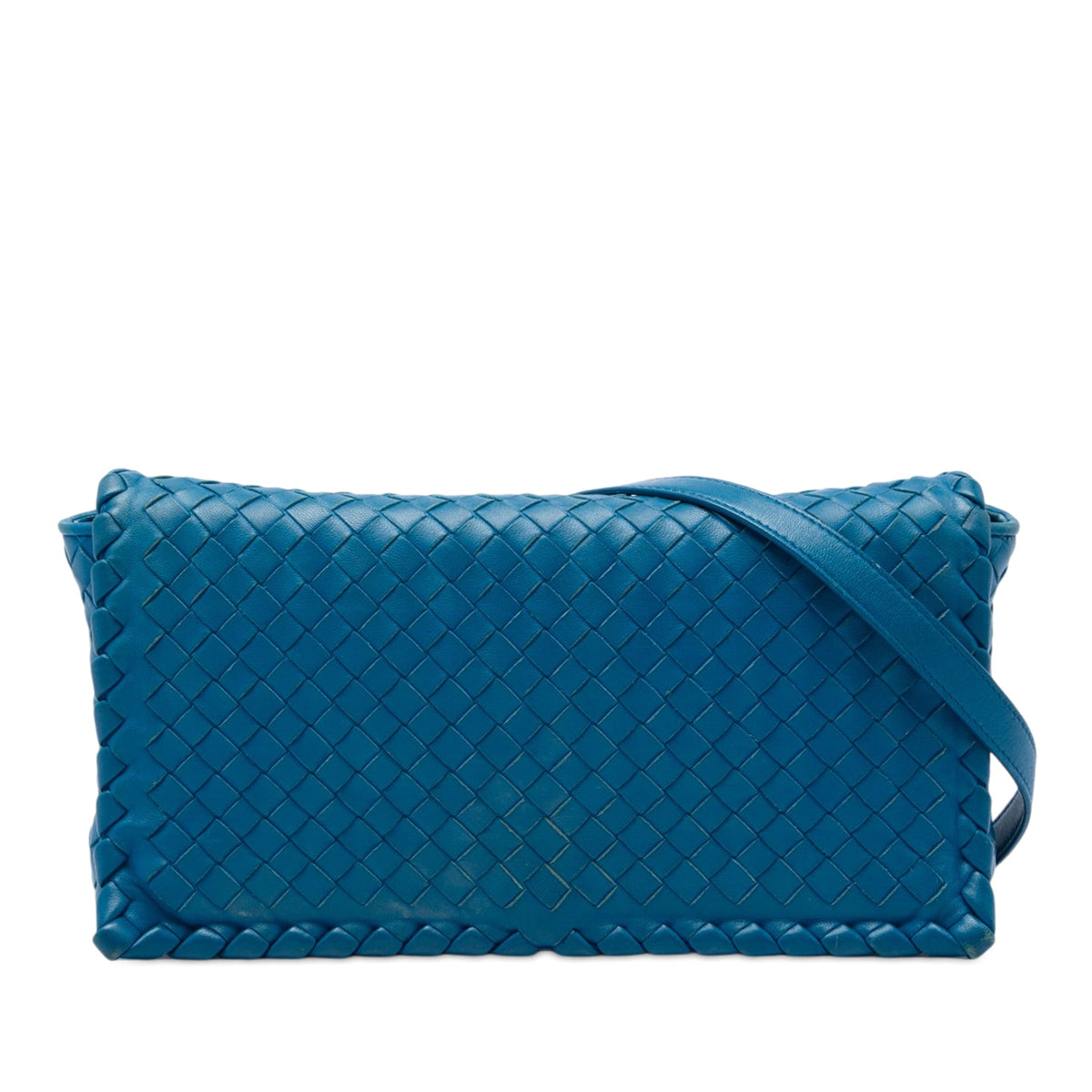 Bottega Veneta Nappa Intrecciato Flap Crossbody