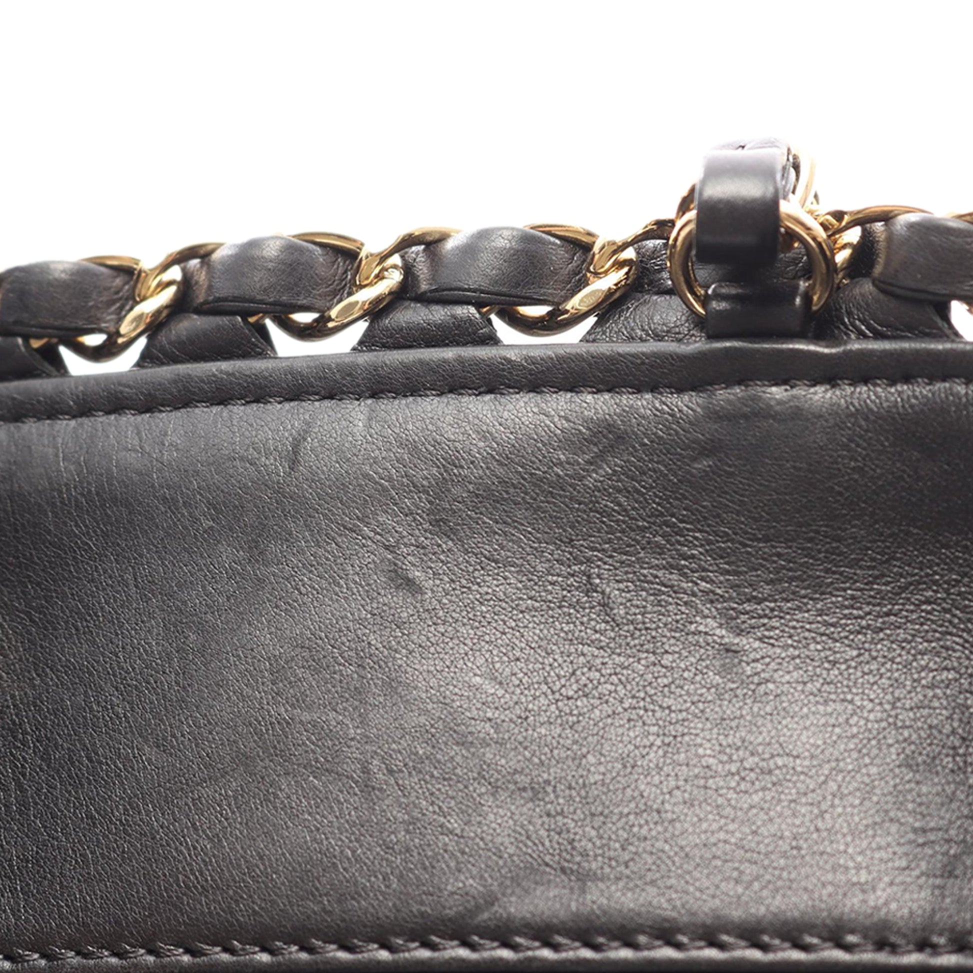 Chanel Quilted Aged Calfskin Chain Me Tote
