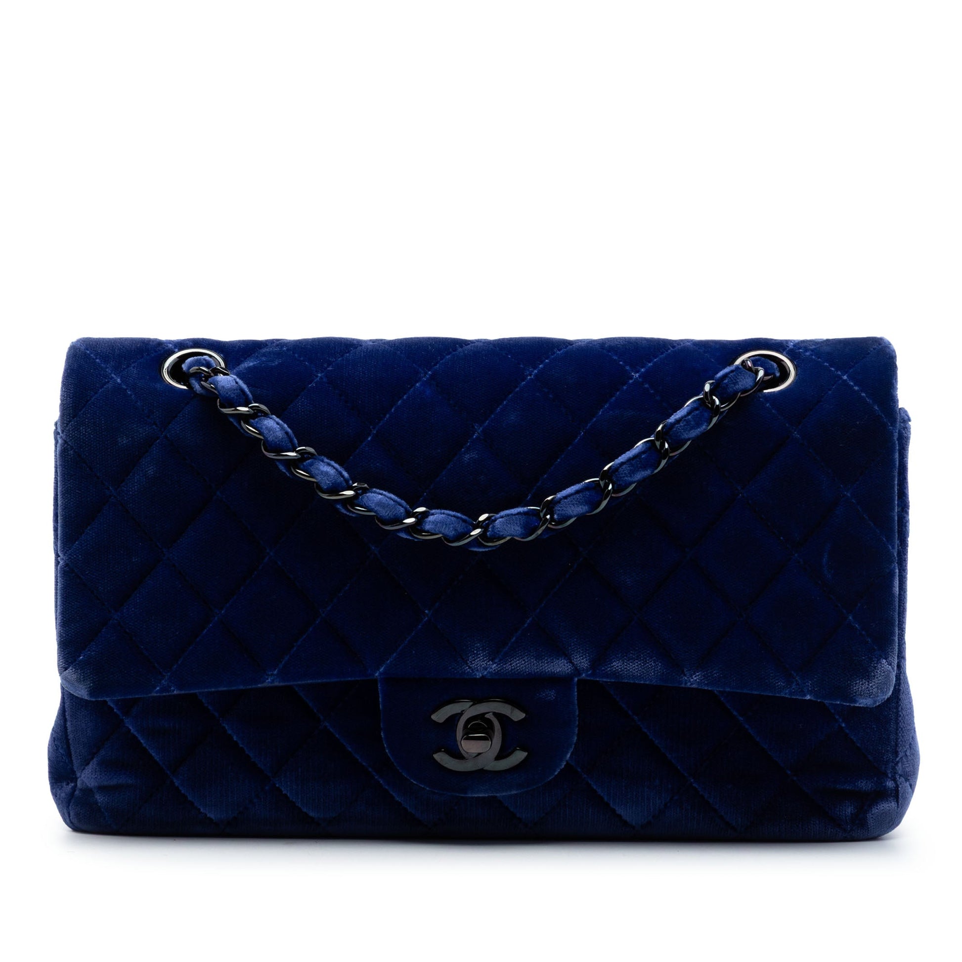 Chanel Medium Classic Velvet Double Flap