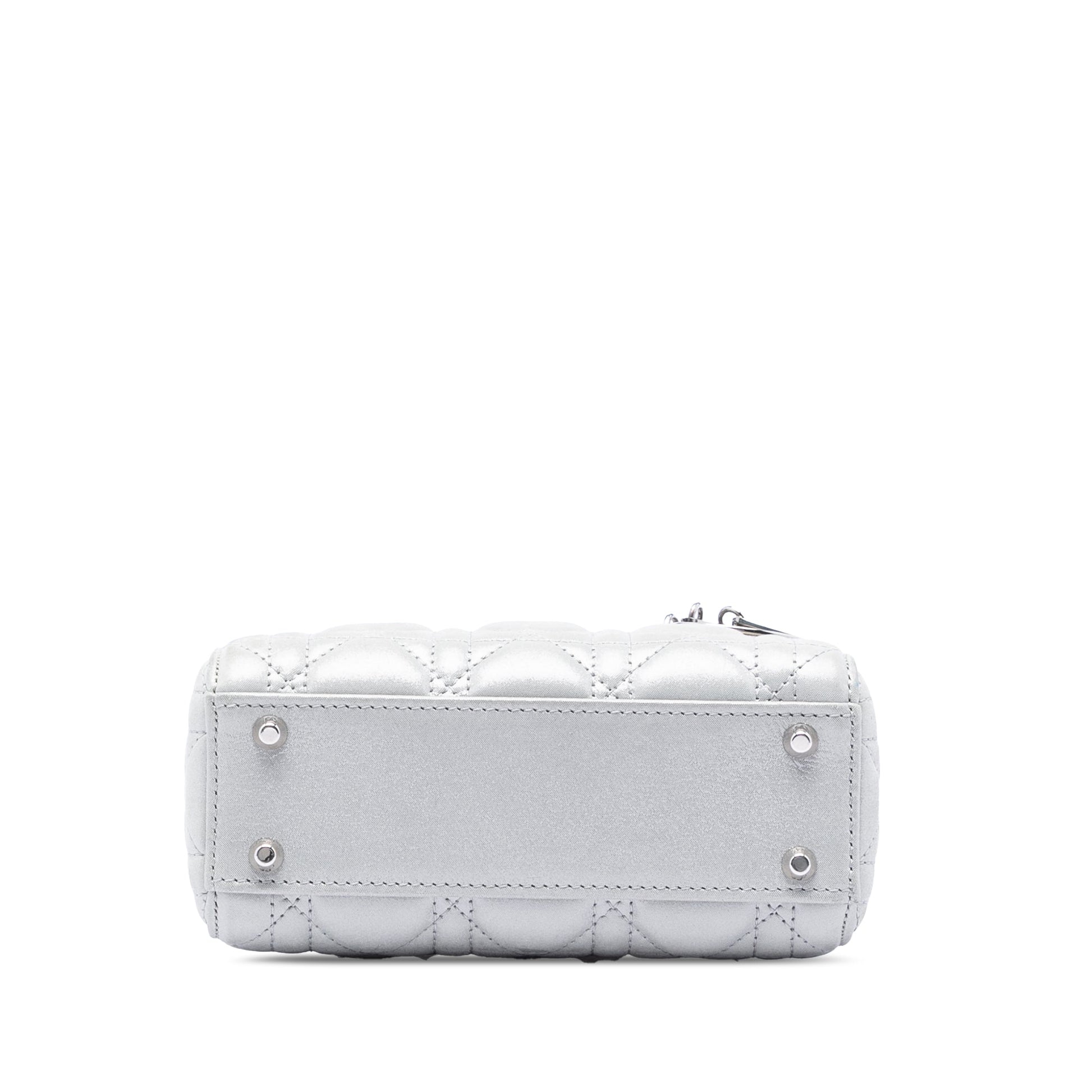 Dior Mini Iridescent Lambskin Cannage Lady Dior