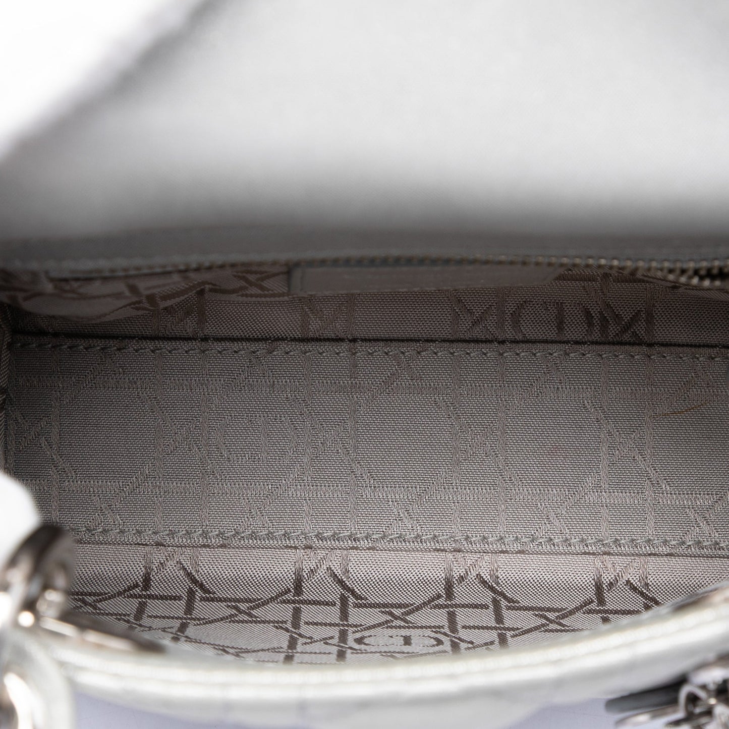 Dior Mini Iridescent Lambskin Cannage Lady Dior