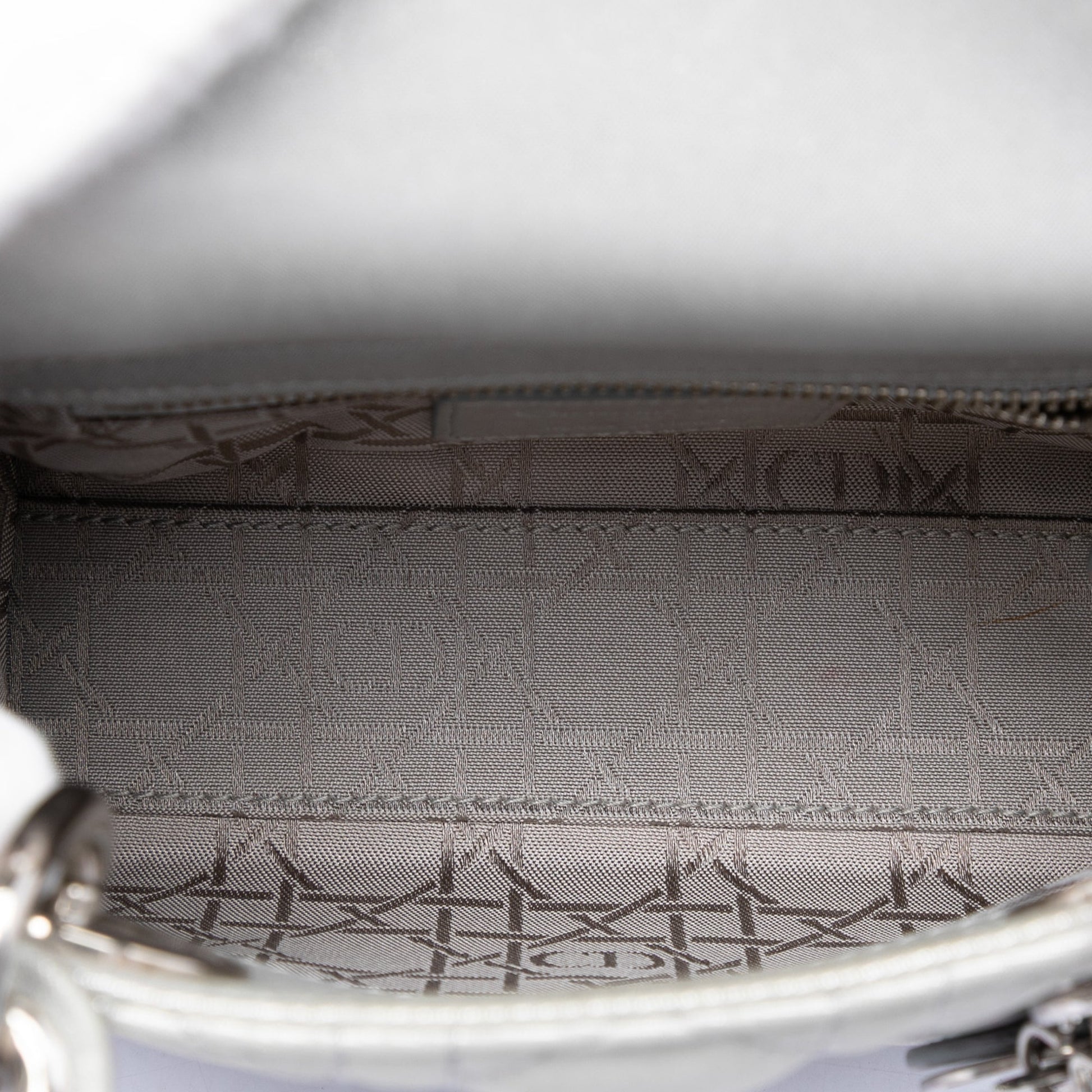 Dior Mini Iridescent Lambskin Cannage Lady Dior