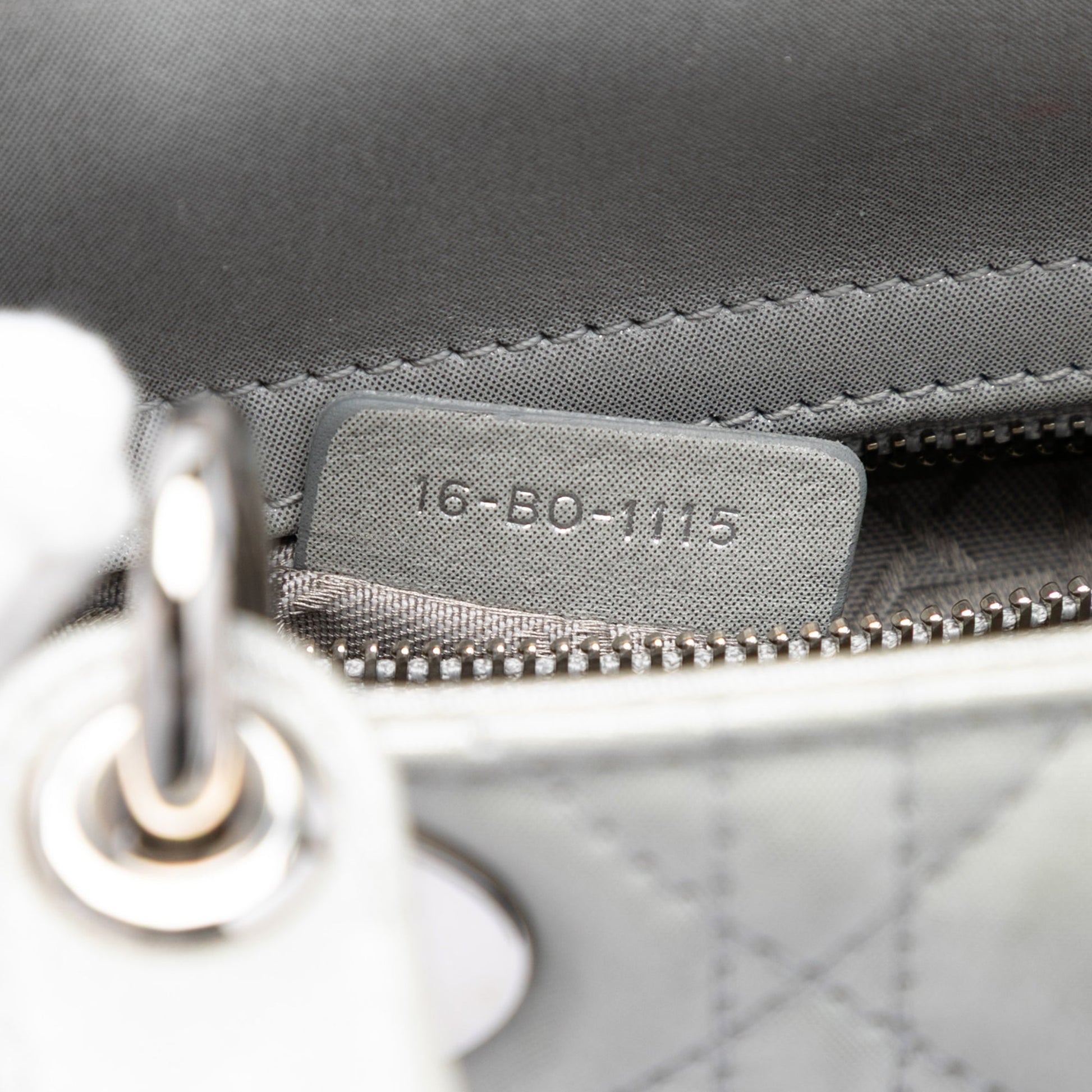 Dior Mini Iridescent Lambskin Cannage Lady Dior