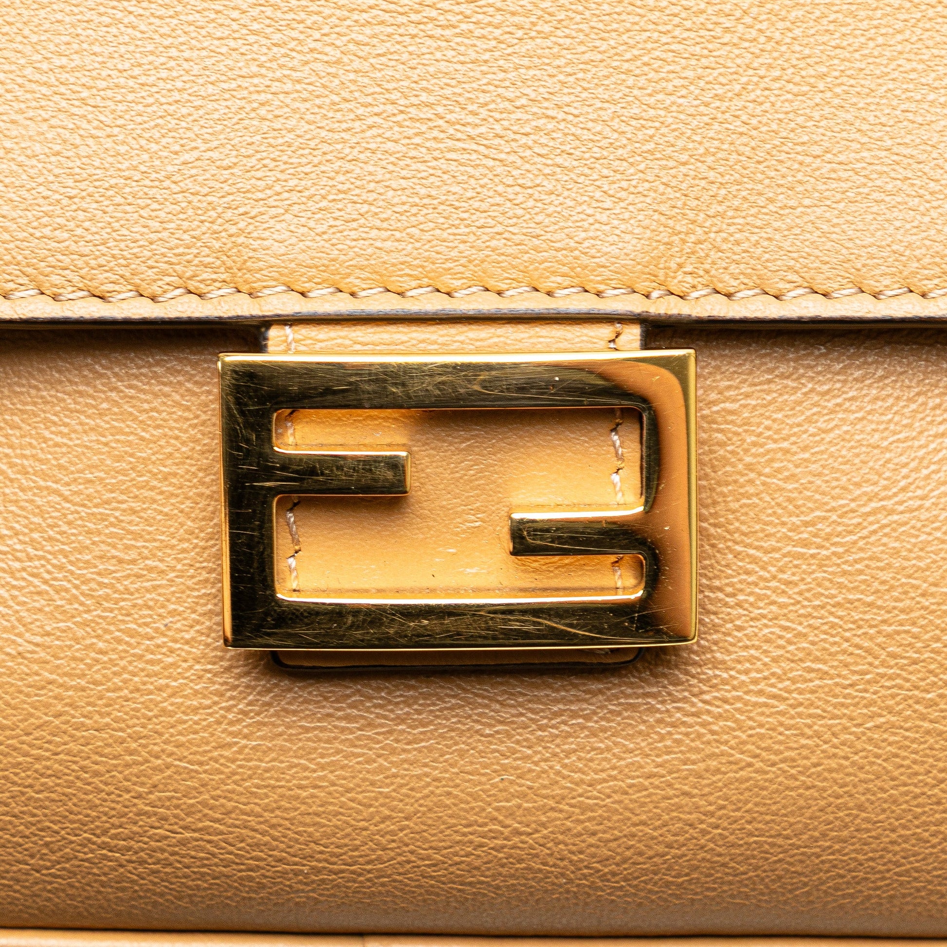 Fendi Leather Baguette Camera Bag