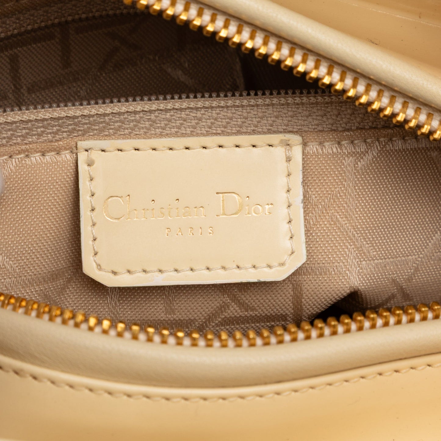 Dior Medium Patent Cannage Lady Dior