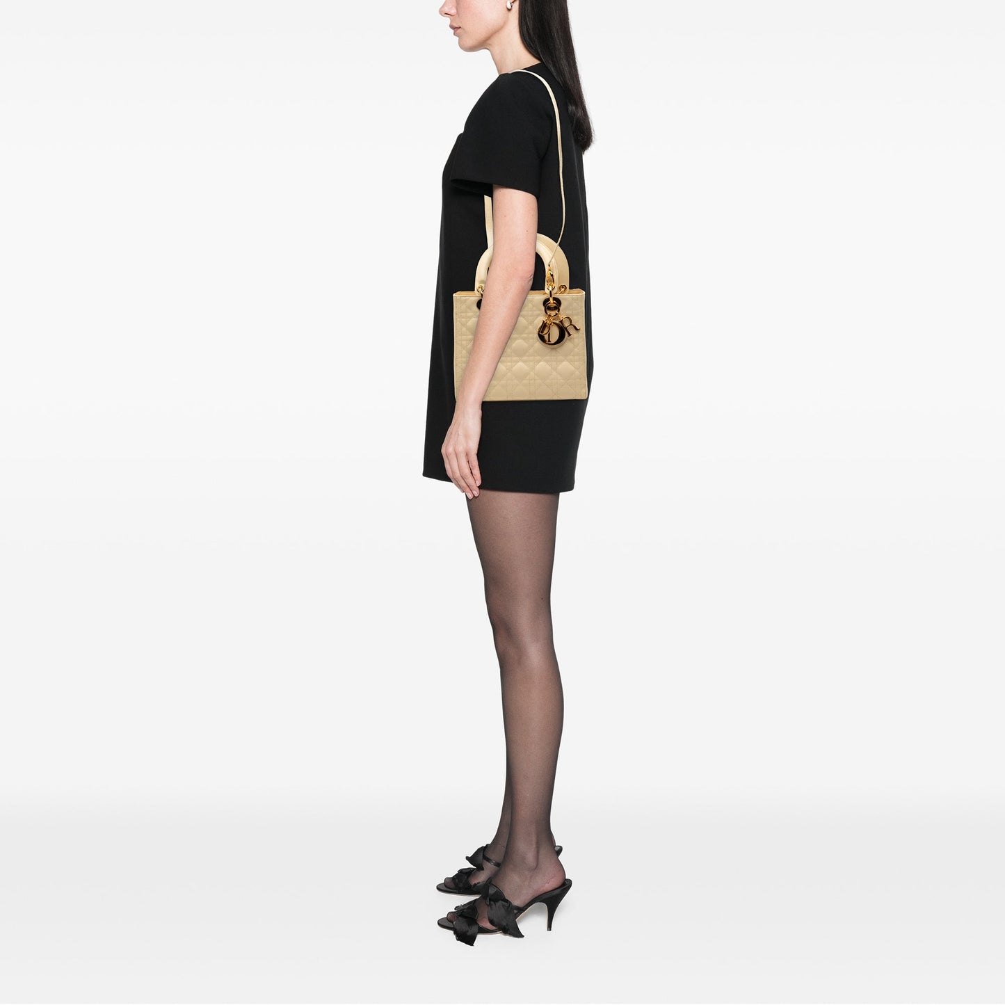 Dior Medium Patent Cannage Lady Dior
