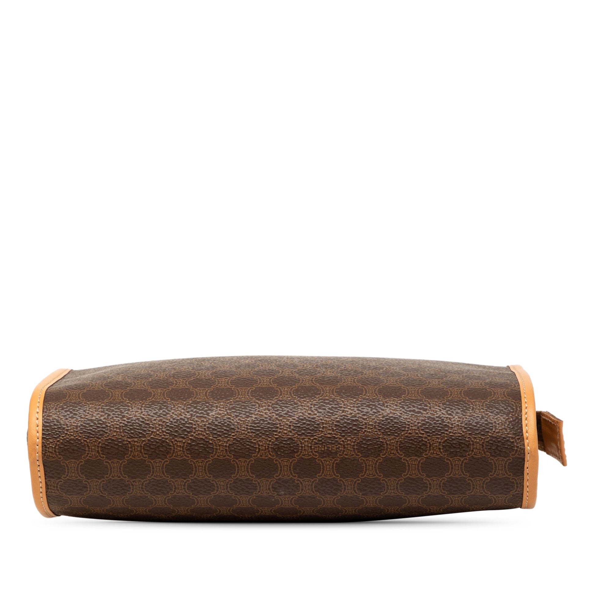 Celine Macadam Coated Canvas Clutch
