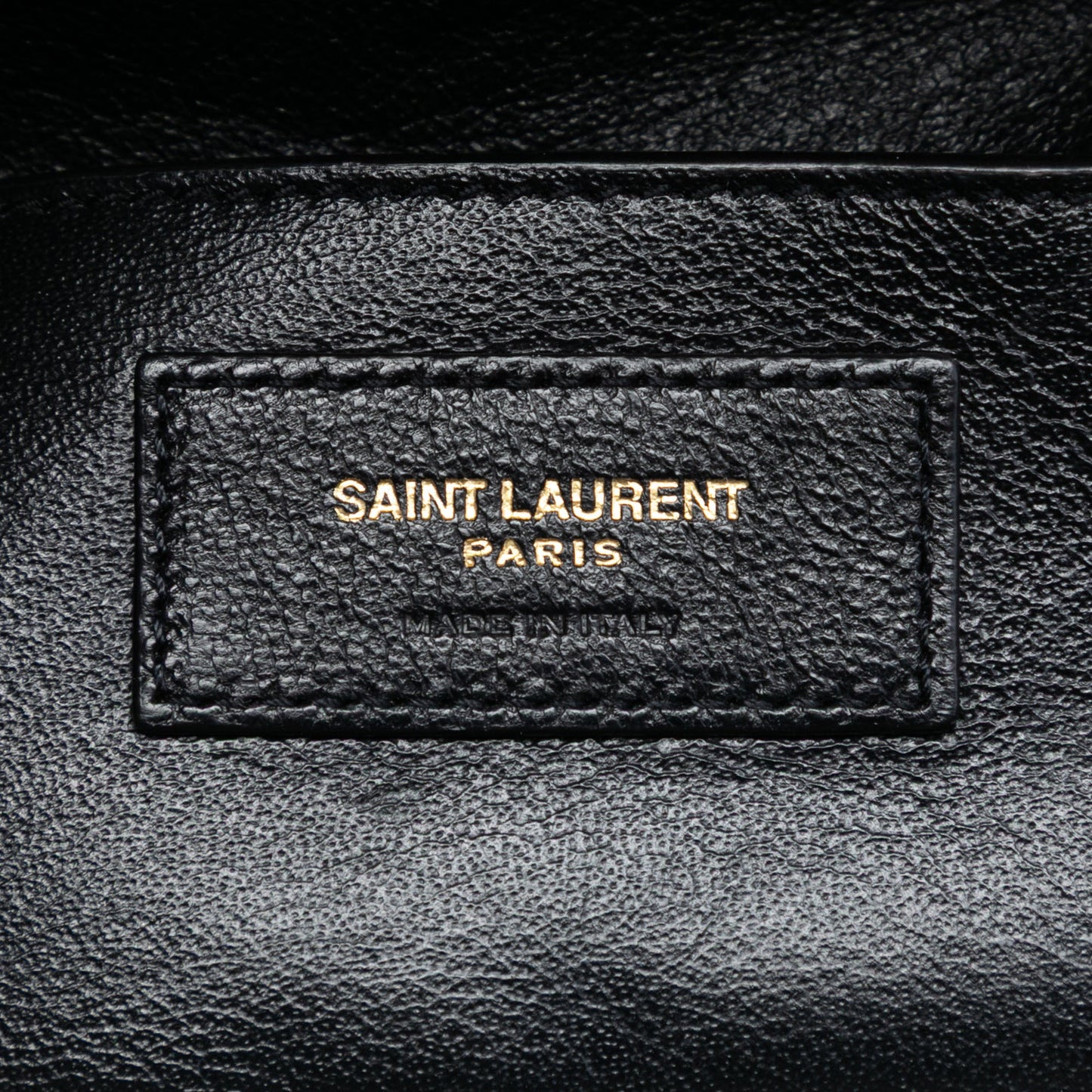 Saint Laurent Patent Vicky Vanity Bag