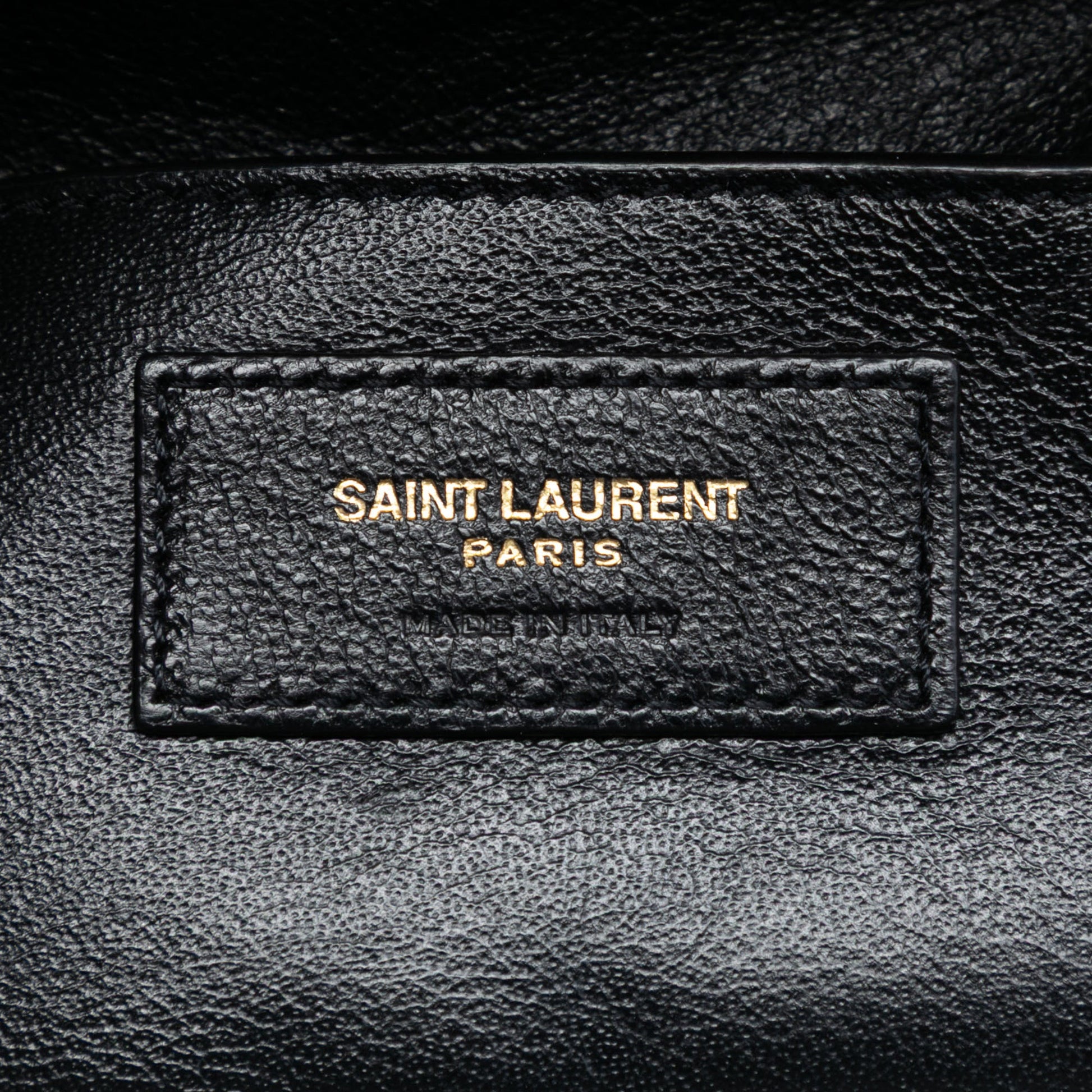 Saint Laurent Patent Vicky Vanity Bag