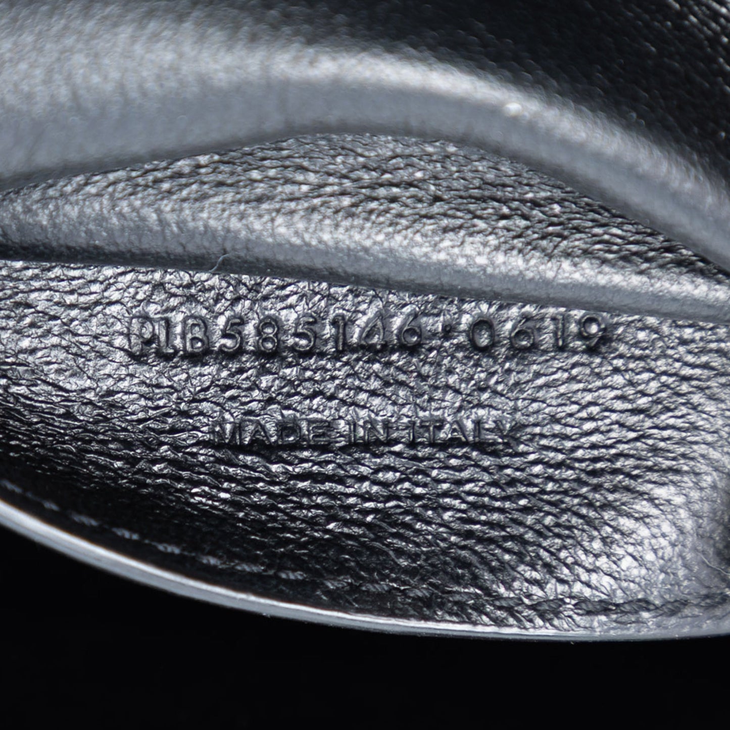 Saint Laurent Patent Vicky Vanity Bag