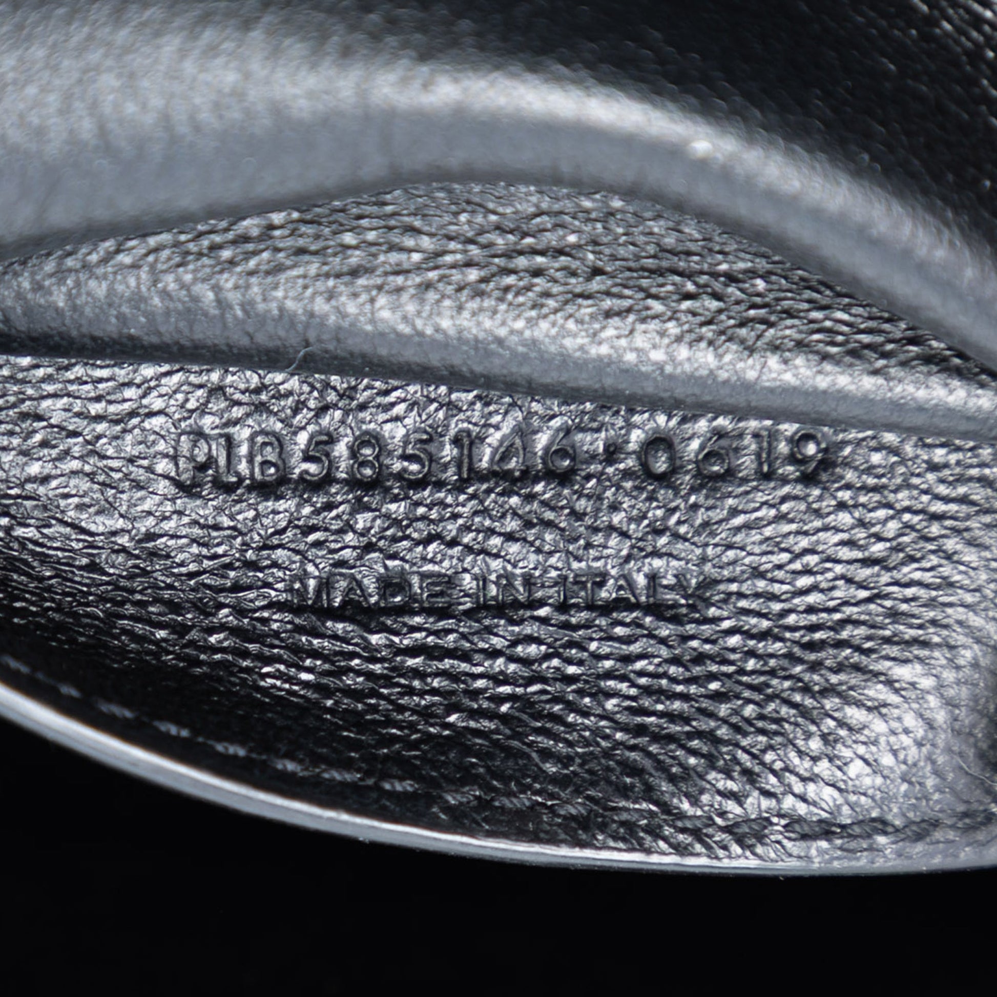 Saint Laurent Patent Vicky Vanity Bag