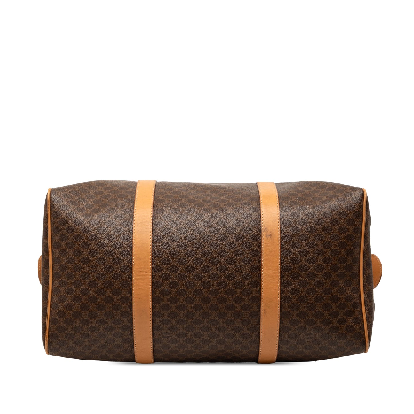 Celine Macadam Coated Canvas Boston Bag