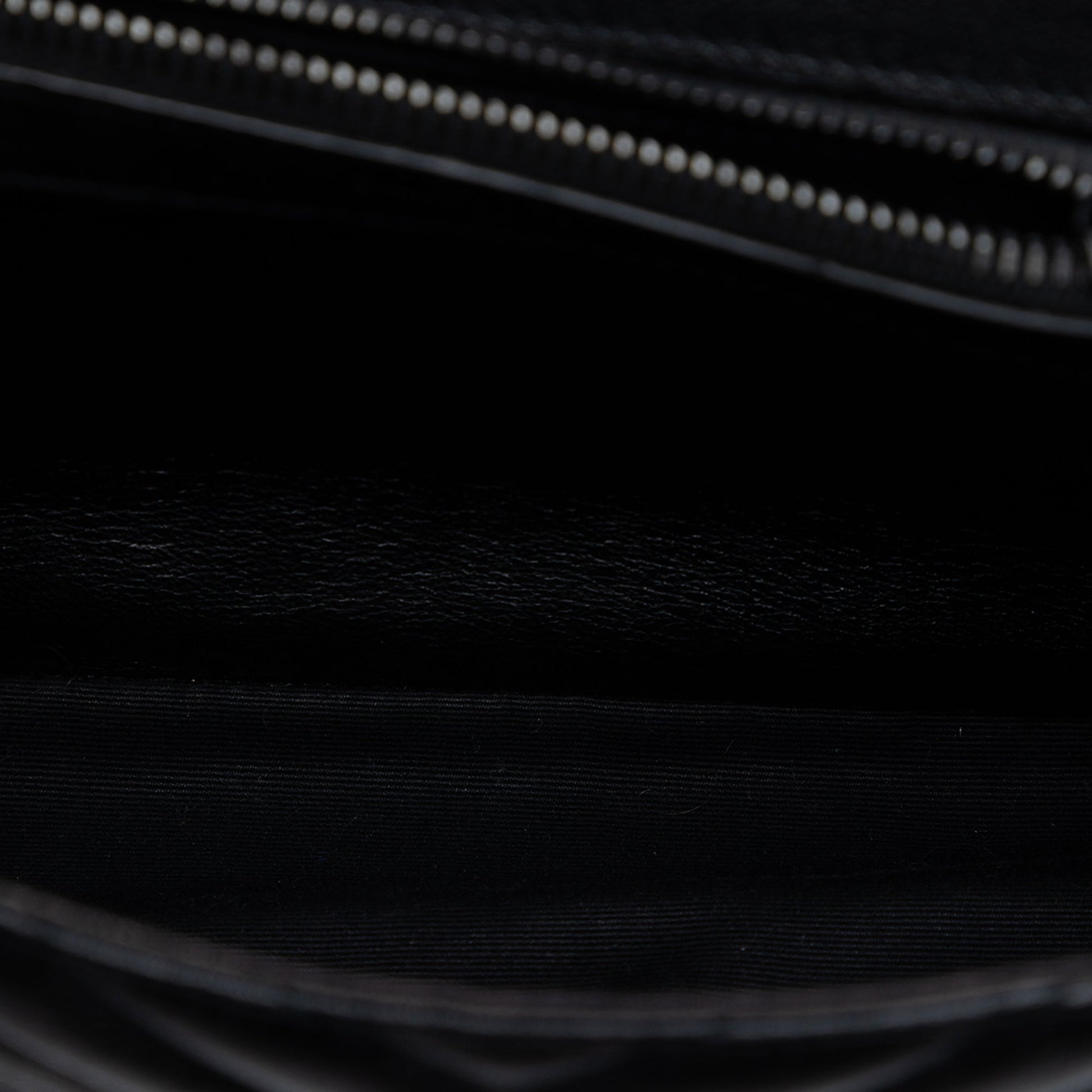 Medium Chevron Sheepskin  Monogram Monochrome College Bag