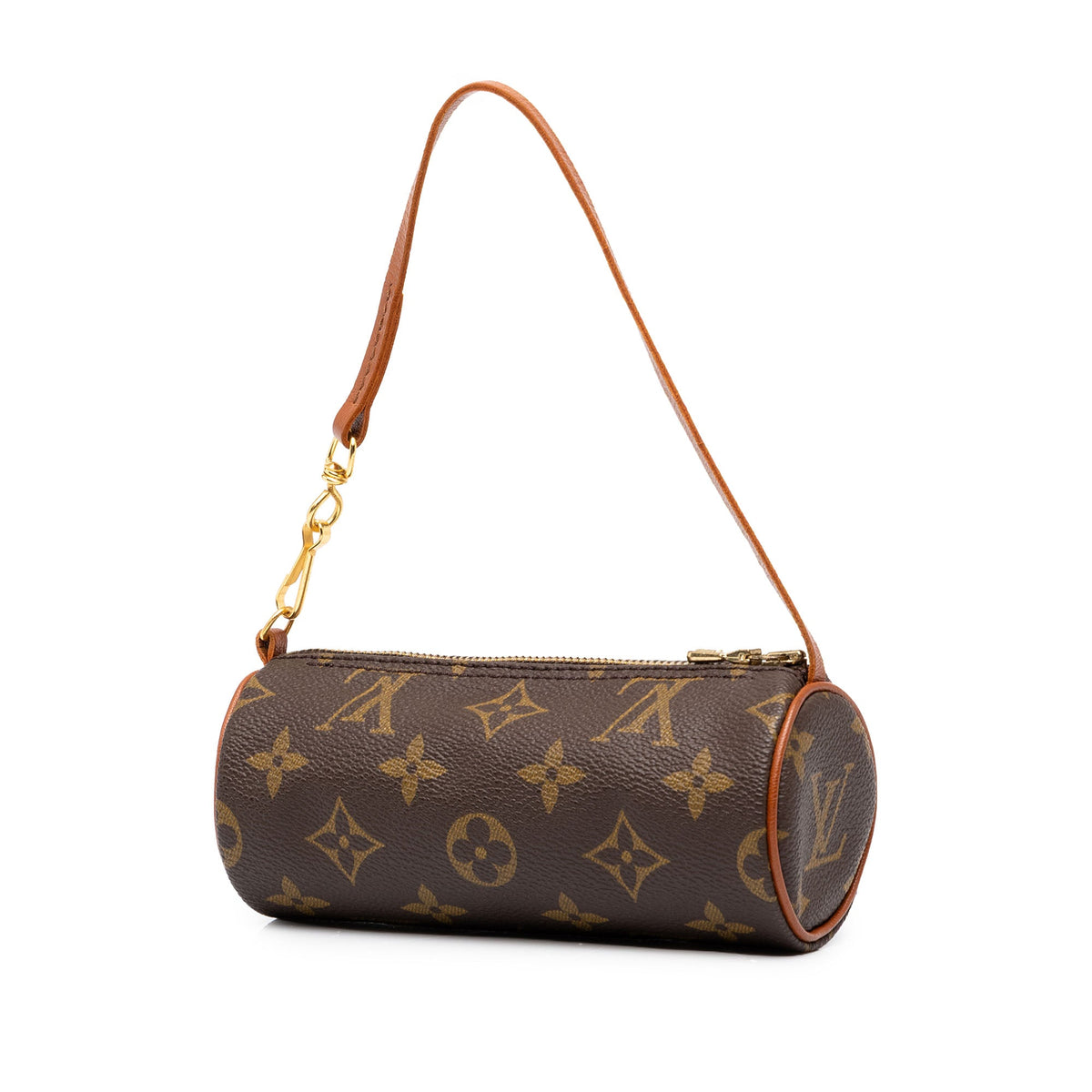 Louis Vuitton Monogram Papillon Pochette — Brown