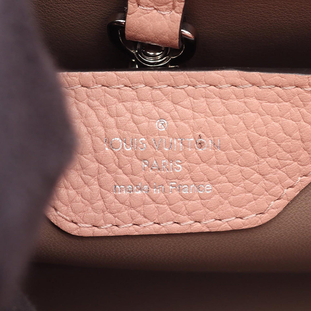 Louis Vuitton Taurillon Capucines PM