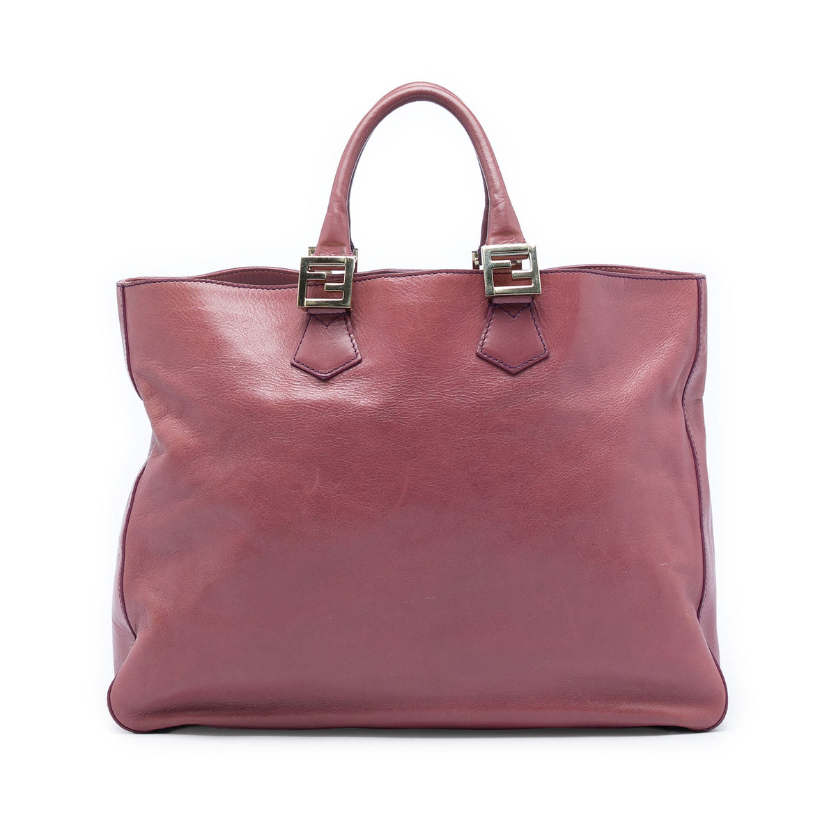 Fendi Large Leather Twins Tote