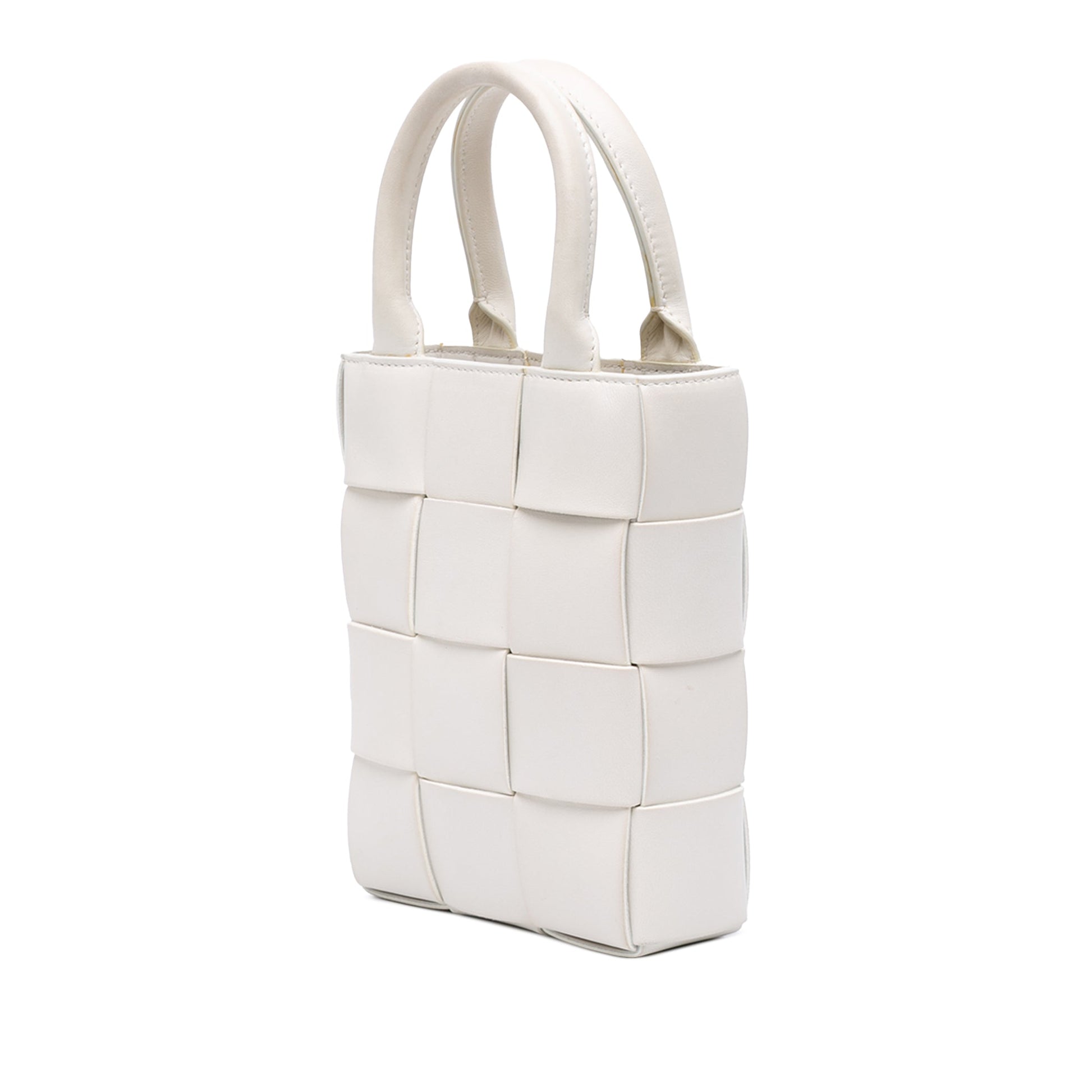 Bottega Veneta Mini Maxi Intrecciato Nappa North South Casette Tote