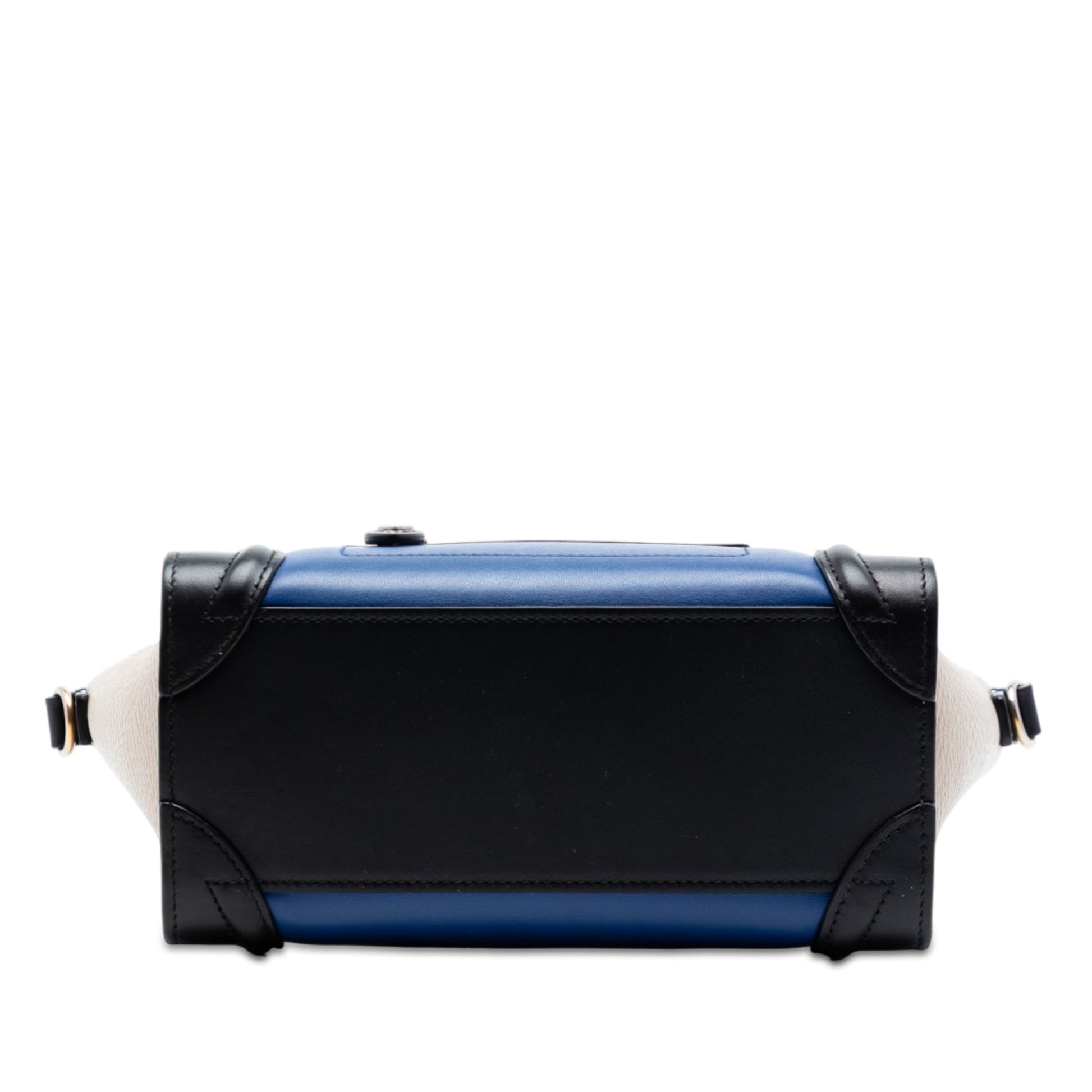 Celine Nano Tricolor Leather Luggage Tote