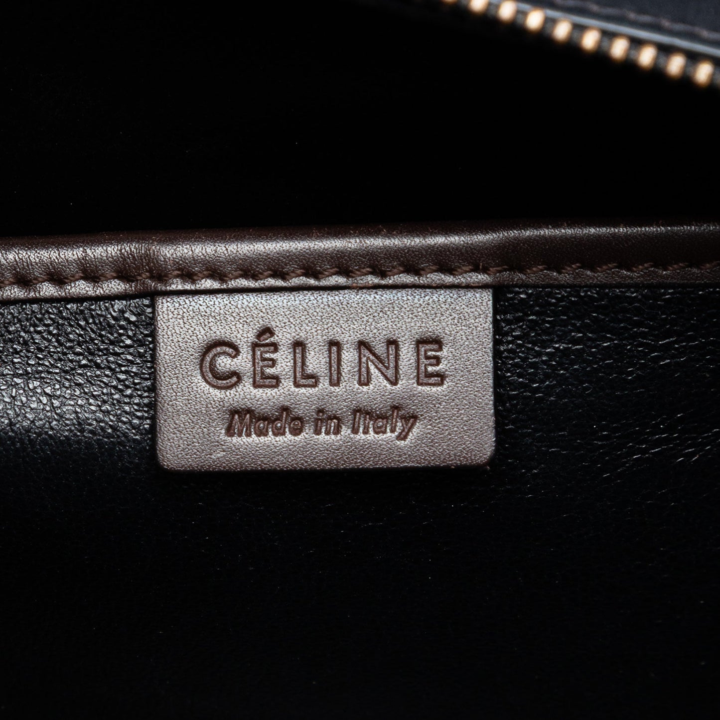 Celine Nano Tricolor Leather Luggage Tote