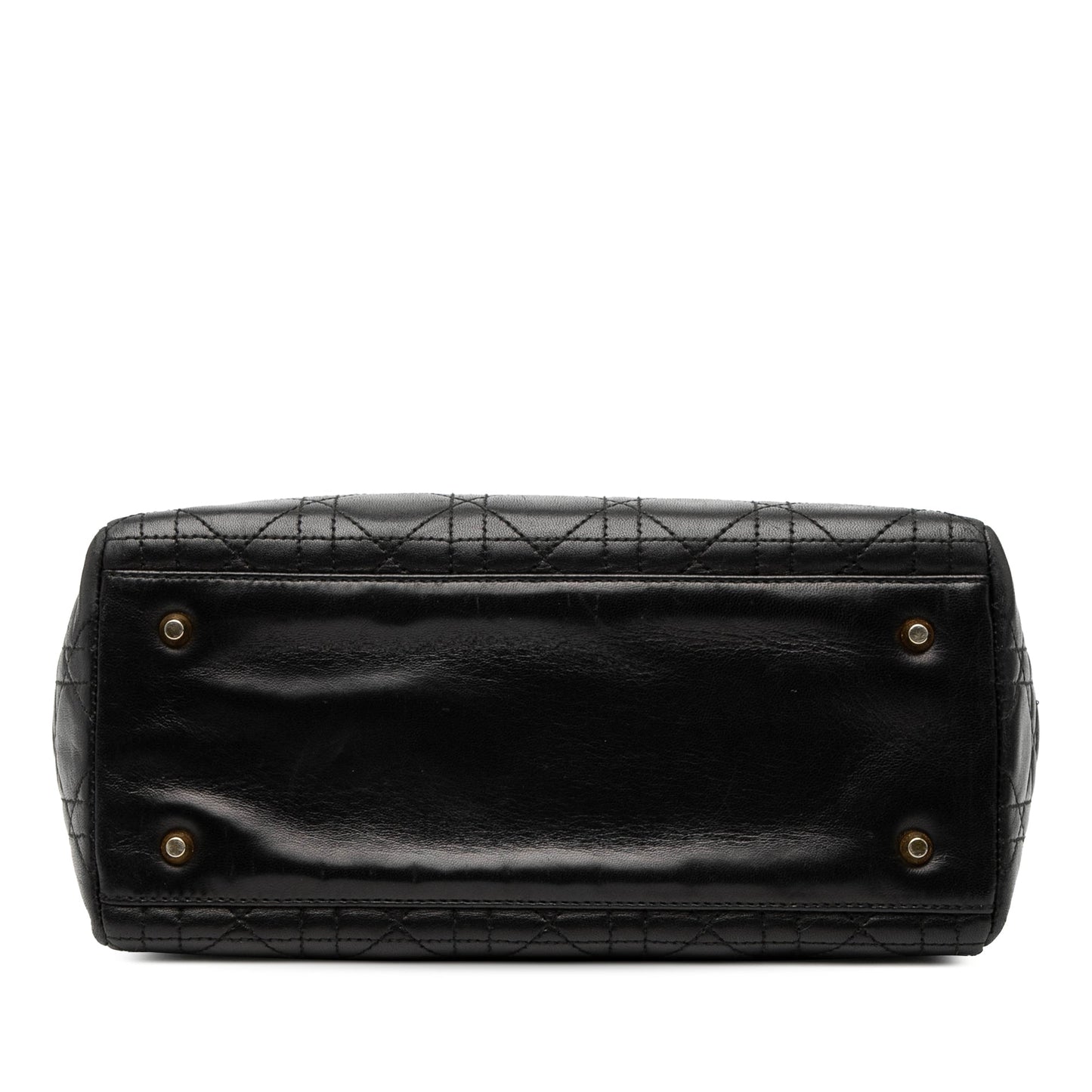 Medium Lambskin Cannage Lady Dior