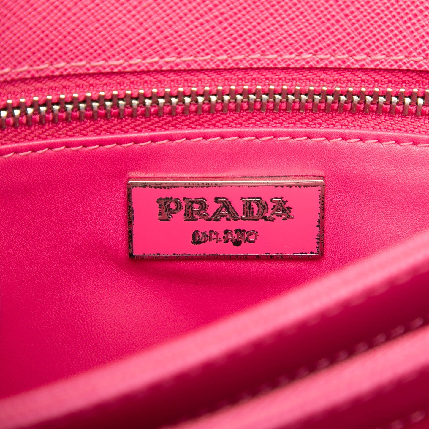 Prada Saffiano Lux Lock Chain Flap