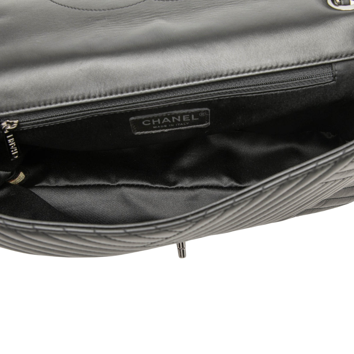 Chanel Large Lambskin CC Crossing Flap