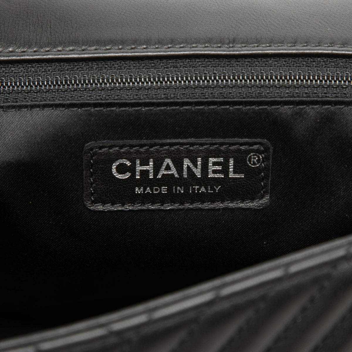 Chanel Large Lambskin CC Crossing Flap