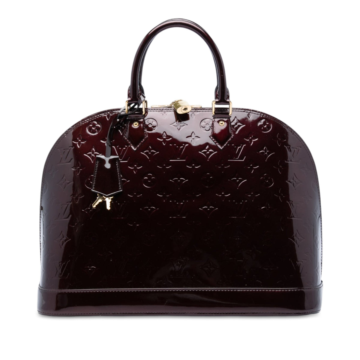 Louis Vuitton Monogram Vernis Alma GM — Purple