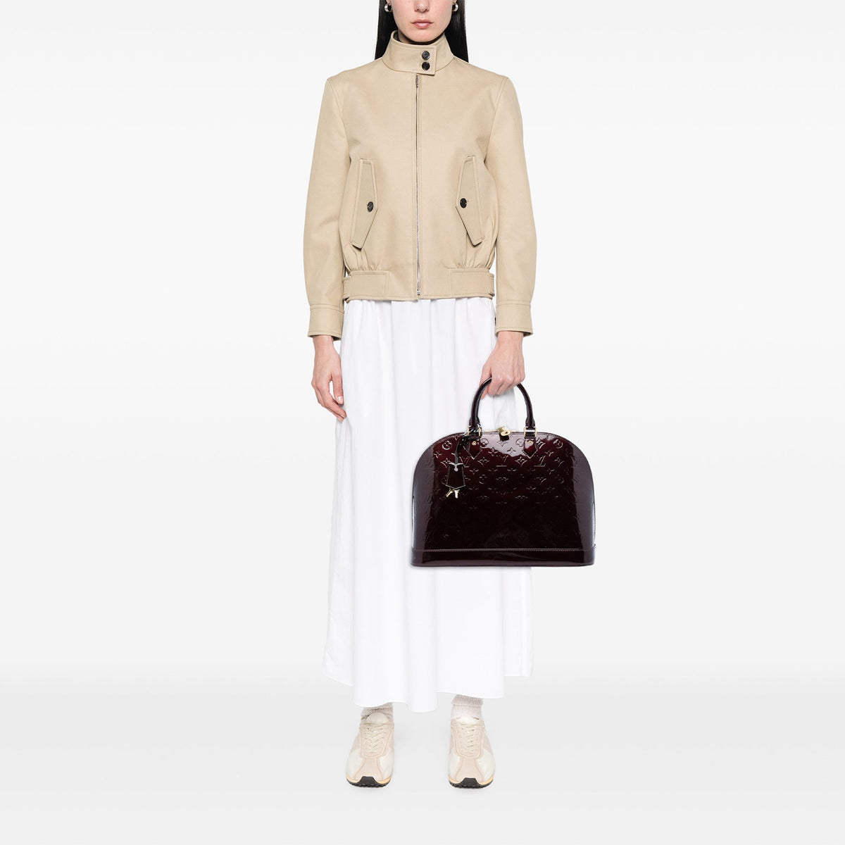Louis Vuitton Monogram Vernis Alma GM — Purple