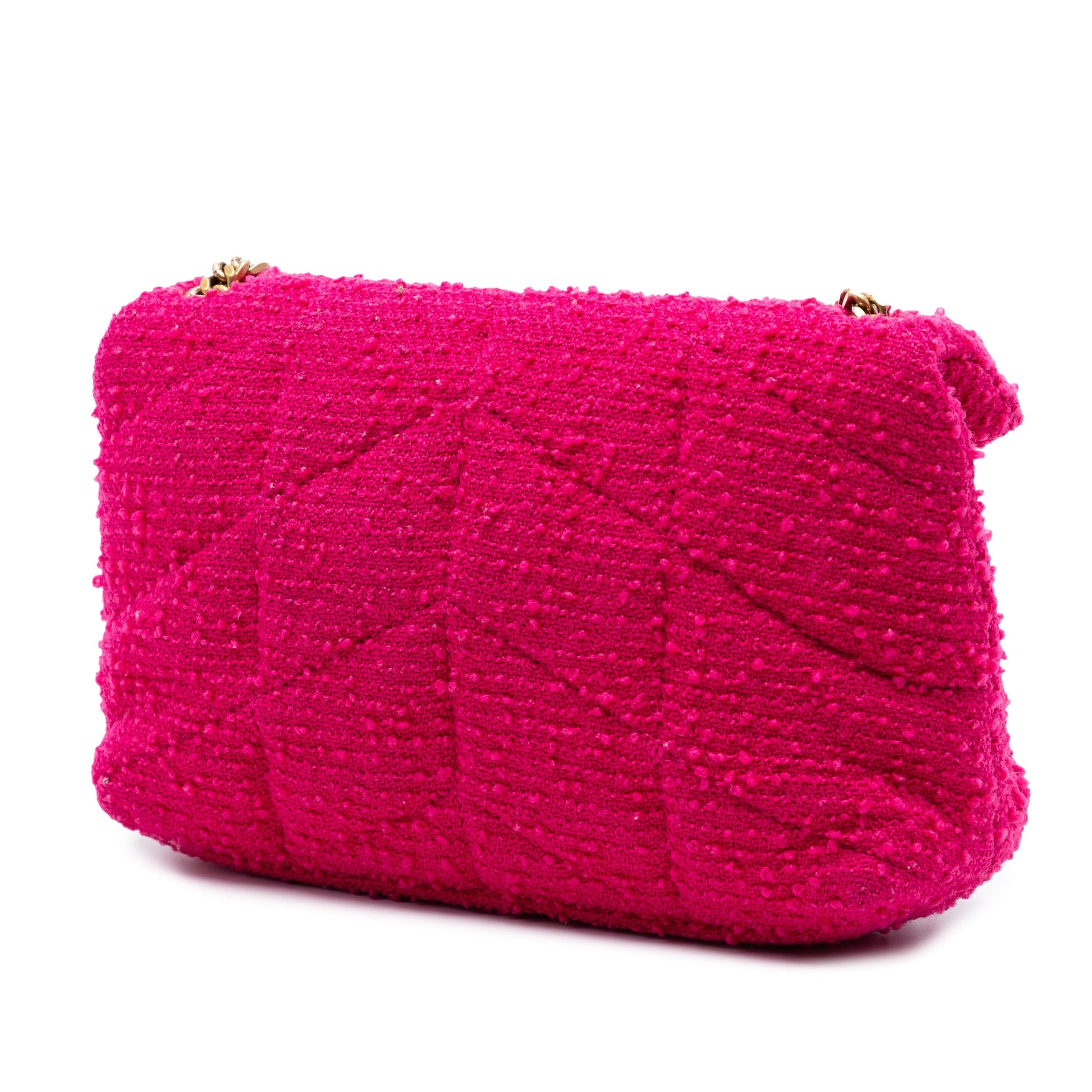 Saint Laurent Toy Matelasse Boucle Tweed Monogram LouLou Puffer Crossbody